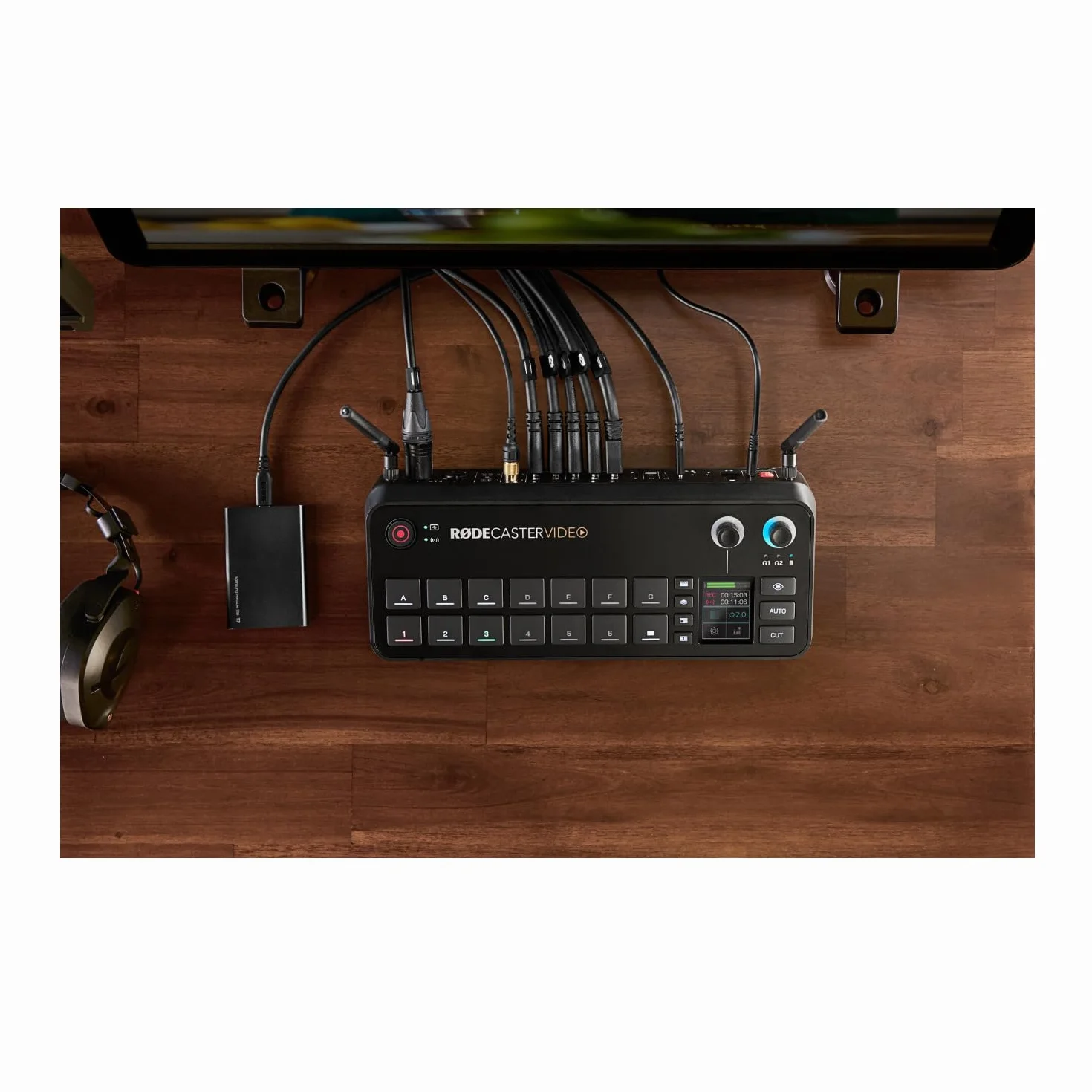 RØDE RØDECaster Video - Profesjonalny przełącznik wideo i interfejs audio - Wielokamera, 6 x wejść wideo (HDMI i USB), 1080p60, Sceny z wieloma źródłami