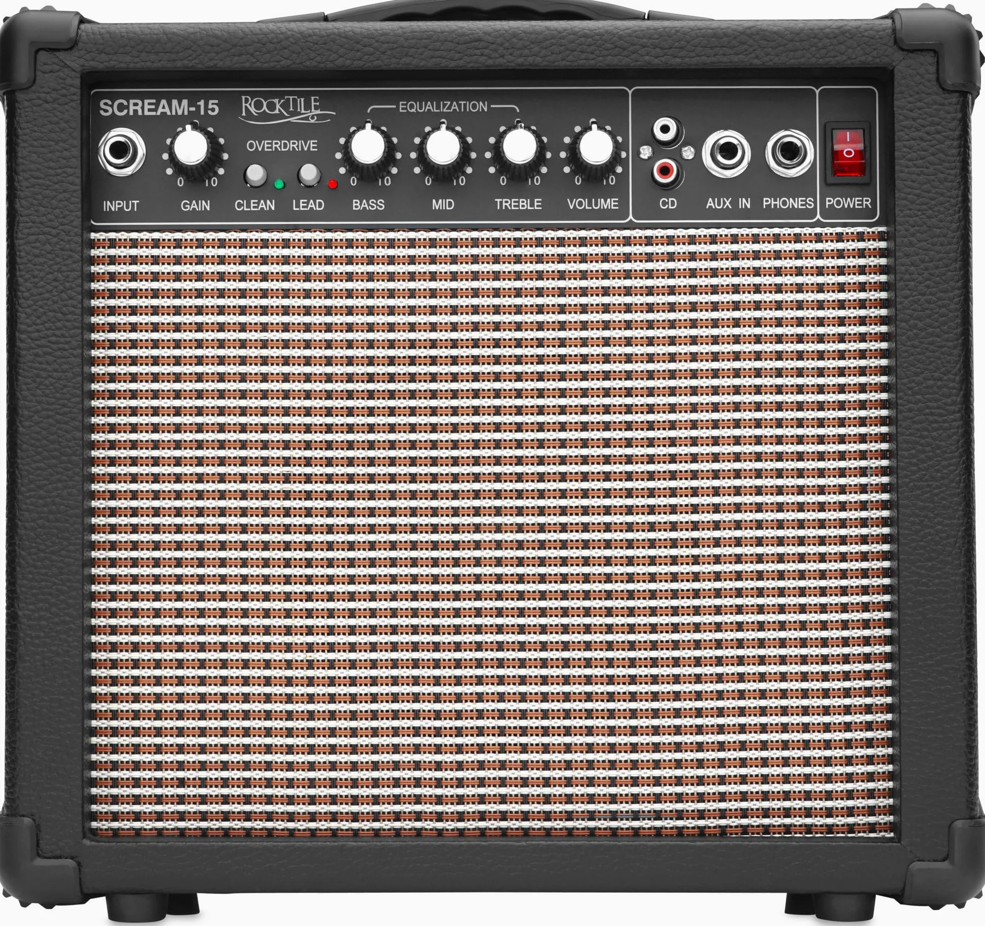 Rocktile L-50B Junior 3/4 menzura zestaw gitara elektryczna dla dzieci w wieku 6-12 lat, wzmacniacz, pasek, kabel), czarna