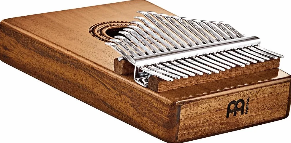 Kalimba Sonic Energy z Otworem Rezonansowym – 17 Dźwięków w Tonacji C-dur – do Medytacji, Sekcji Perkusyjnej i Jogi – Akacja – z Akcesoriami (KL1707H)