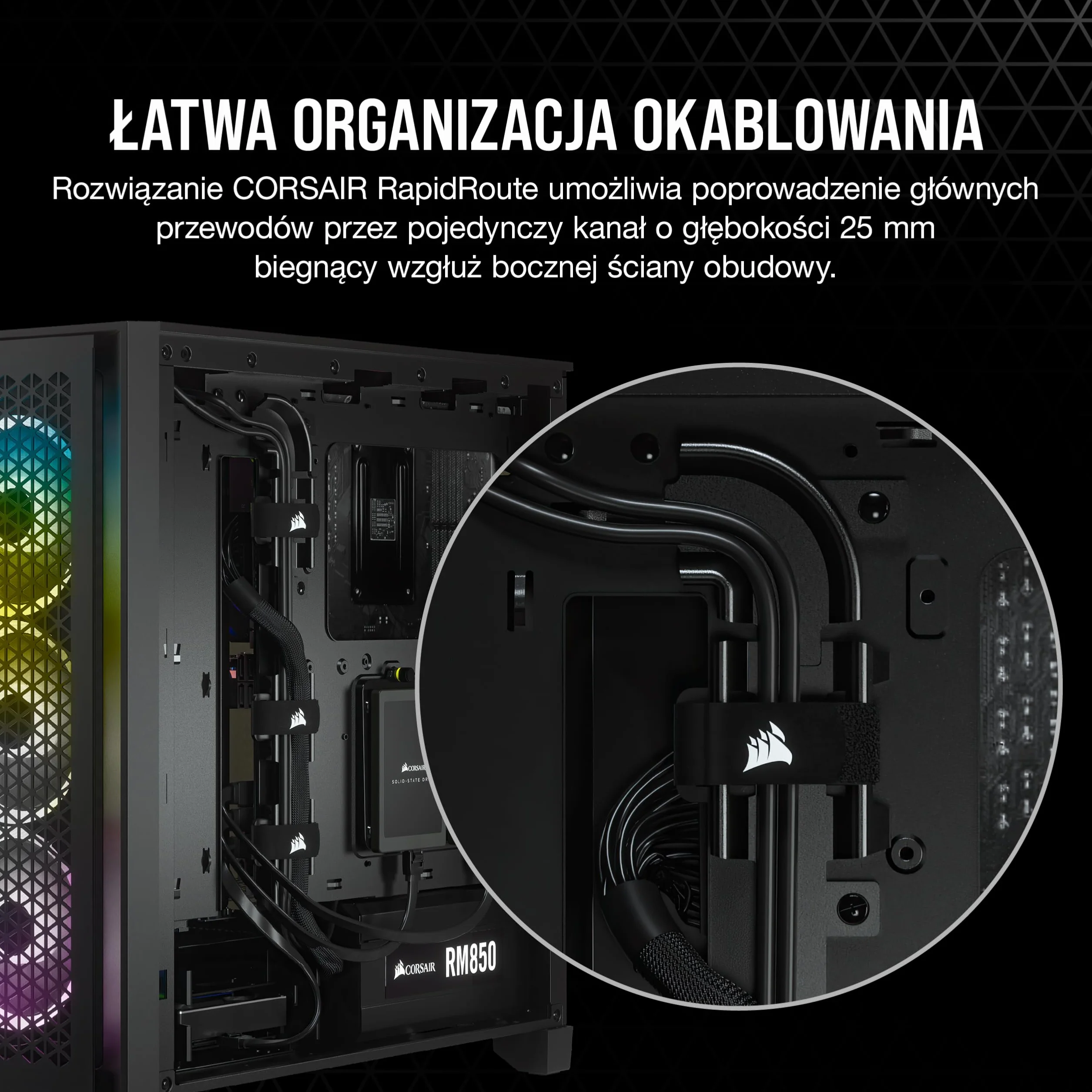 Corsair Obudowa 4000D Airflow Mid-Tower-ATX ze szkłem hartowanym (przednia osłona o dużej przepustowości powietrza, osłona boczna ze szkła hartowanego, dwa w zakresie dostawy wentylatory 120 mm)
