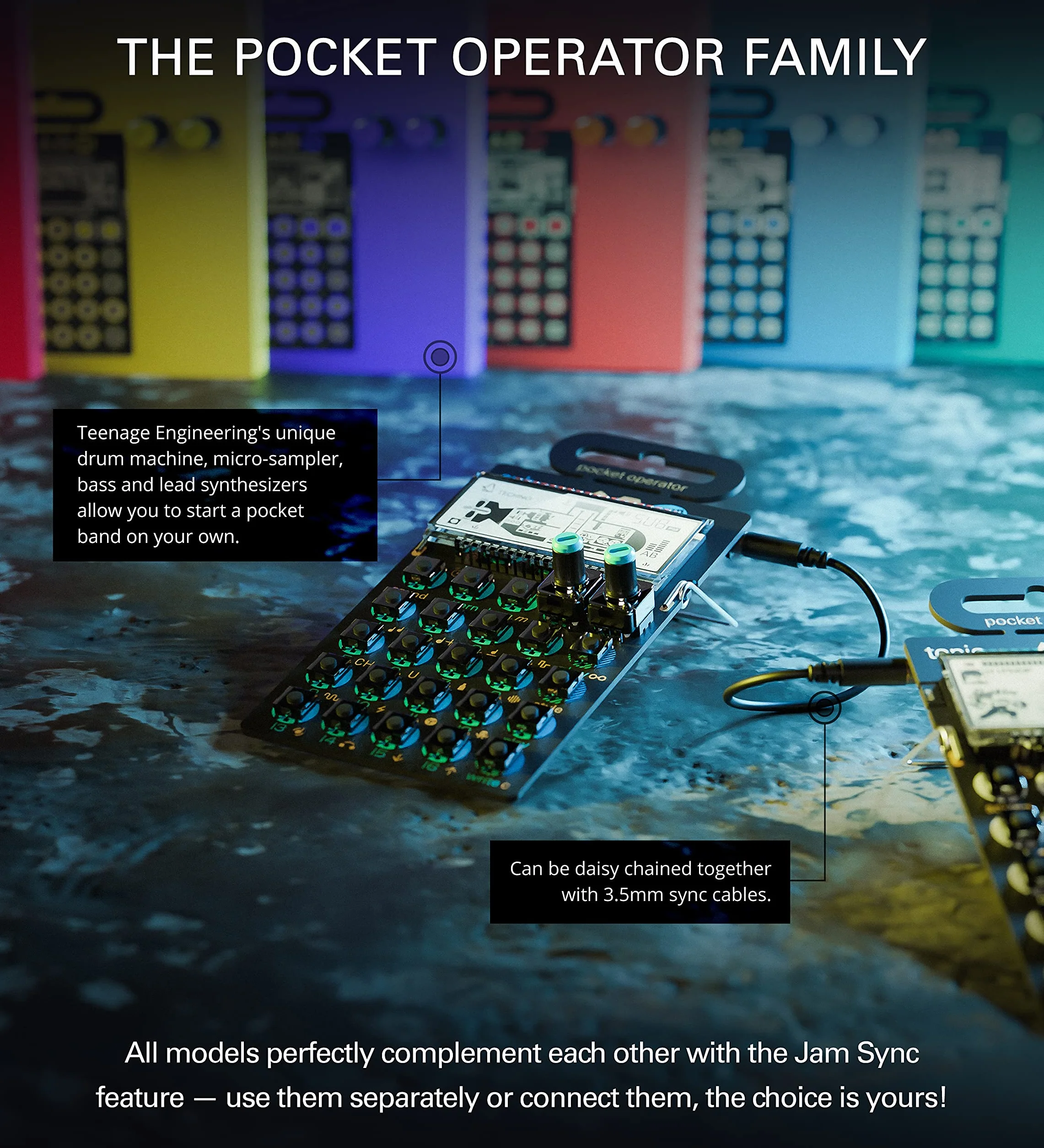 Teenage Engineering Pocket Operator PO-14 Sub Bass Syntezator