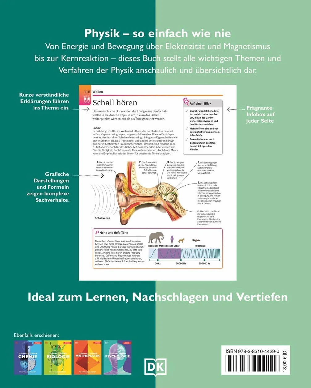 Visuelles Wissen. Physik: Der anschauliche Einstieg in alle Themenbereiche. Schulbegleitend für Schüler*innen ab 12 Jahren bis zum Abschluss