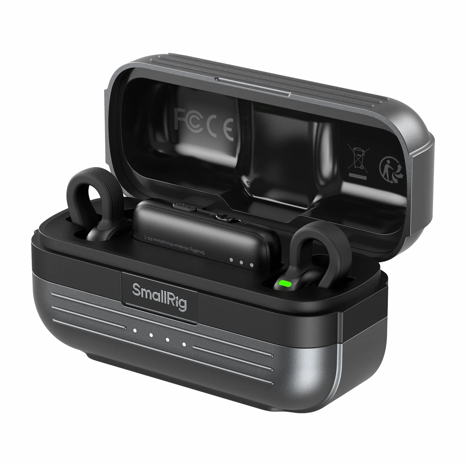 SMALLRIG Bezprzewodowy mikrofon S70-C2 z adapterem USB-C do telefonów/tabletów/kamer sportowych, niewidoczny i lekki mikrofon do nagrywania, wysokiej jakości nagrywanie 48 kHz/24 bity - 5717