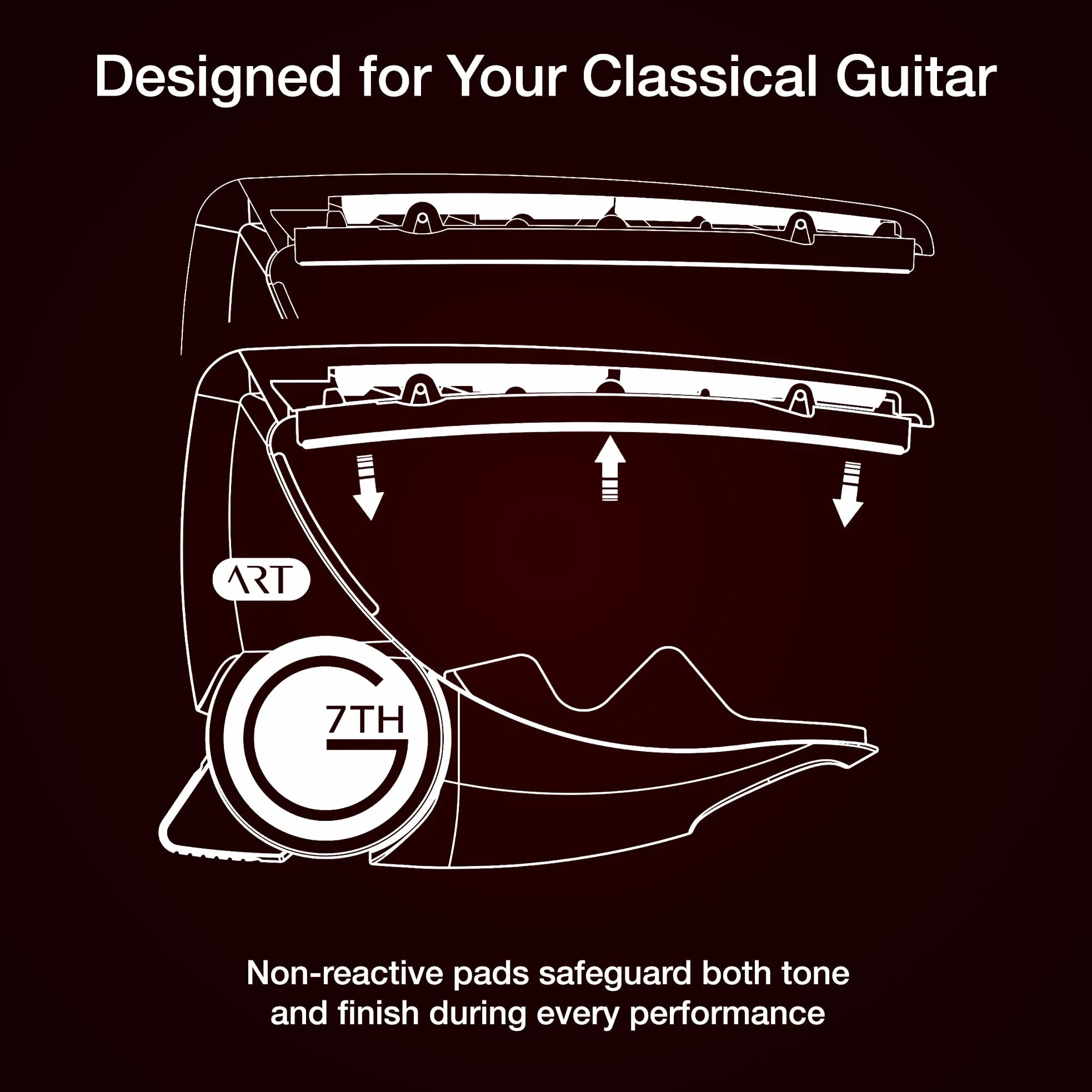 G7th G7CP2BK Performance-2 Capo Classic Czarny C53023