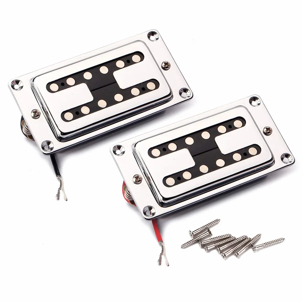 Alnicov 2 szt. Uszczelnione przetworniki Humbucker do gitary, podwójna cewka dla elektrycznych gitar LP z śrubami montażowymi