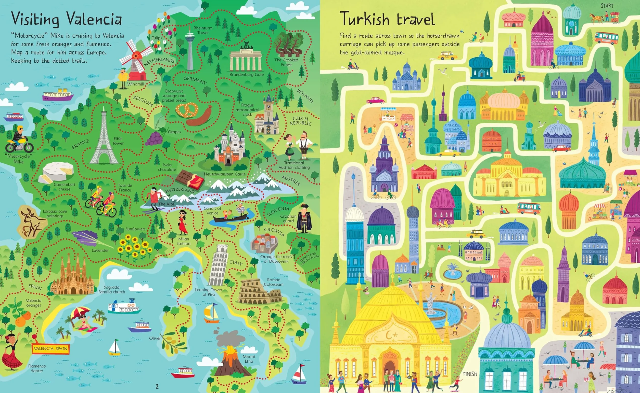 Map Maze Book (Maze Books)