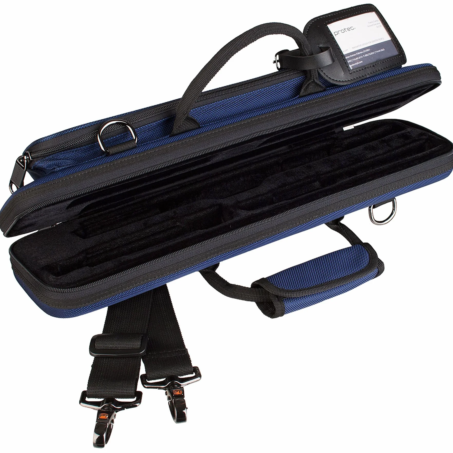 Protec Slimline PRO PAC etui na flet - niebieskie