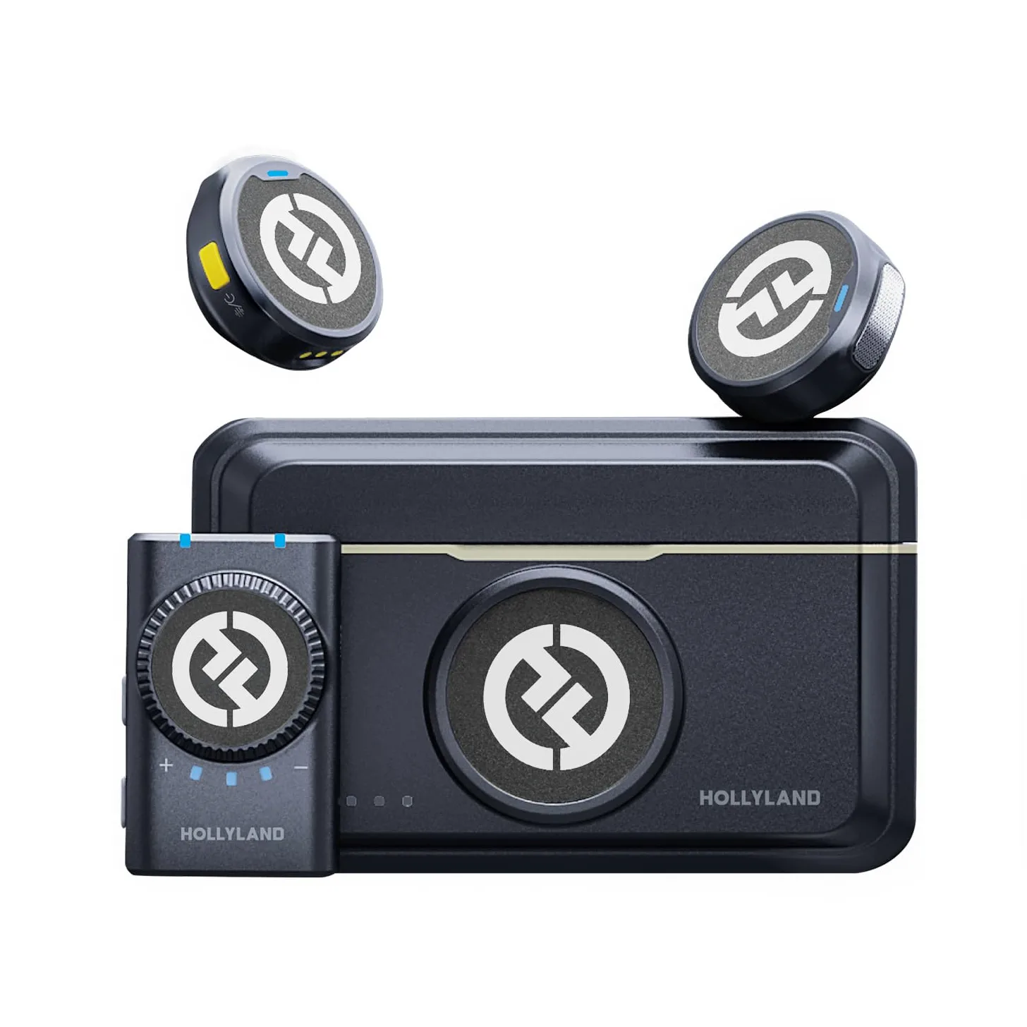 HOLLYLAND Lark M2 Microphone Lavalier pour DSLR Caméra