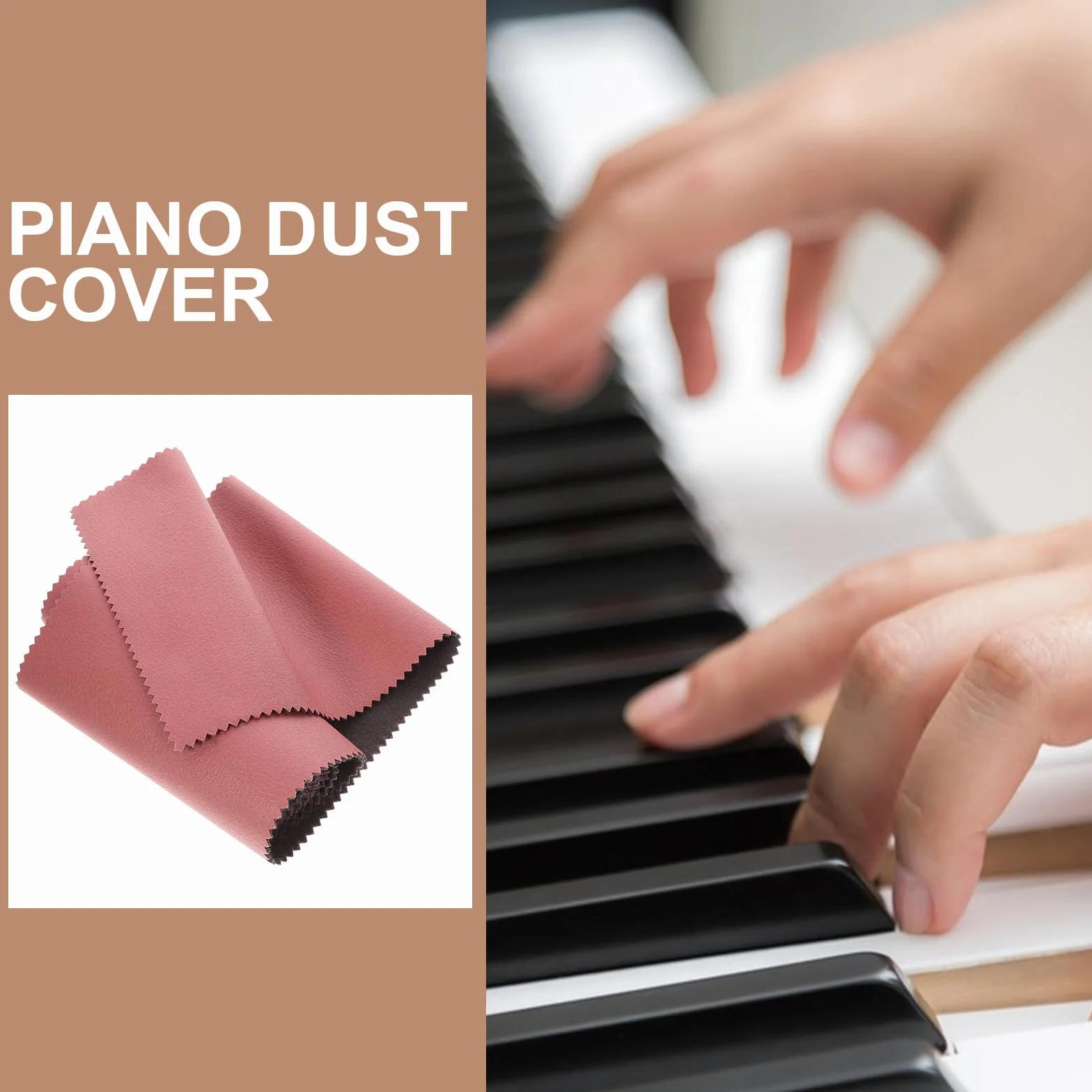 BESTonZON Ochrona przed kurzem fortepianu E Piano ochrona klawiatury, osłona klawiatury, osłona klawiatury do pianina elektrycznego, klawiatura, pianina, osłona klawiatury
