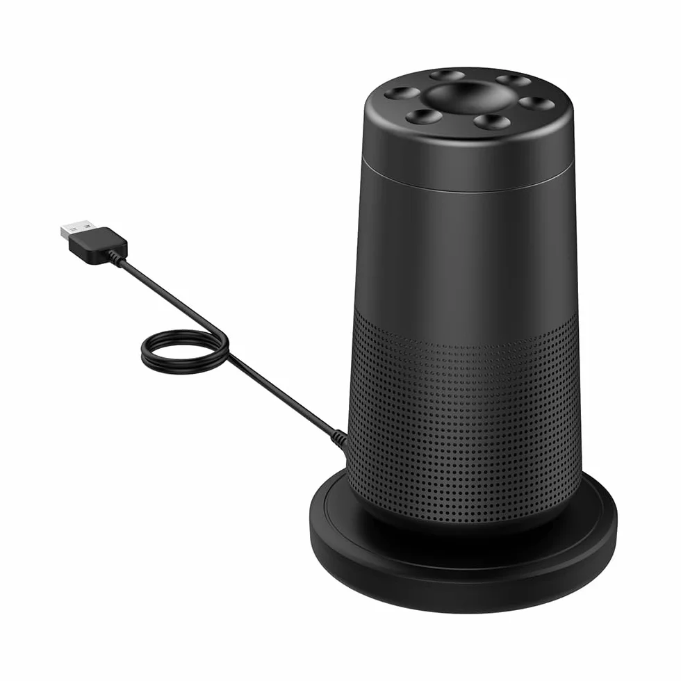 Stacja ładująca głośnik, podstawa ładująca głośnik Bluetooth, kompatybilna z ładowarką głośnika SoundLink Revolve, umożliwiająca szybkie i łatwe ładowanie