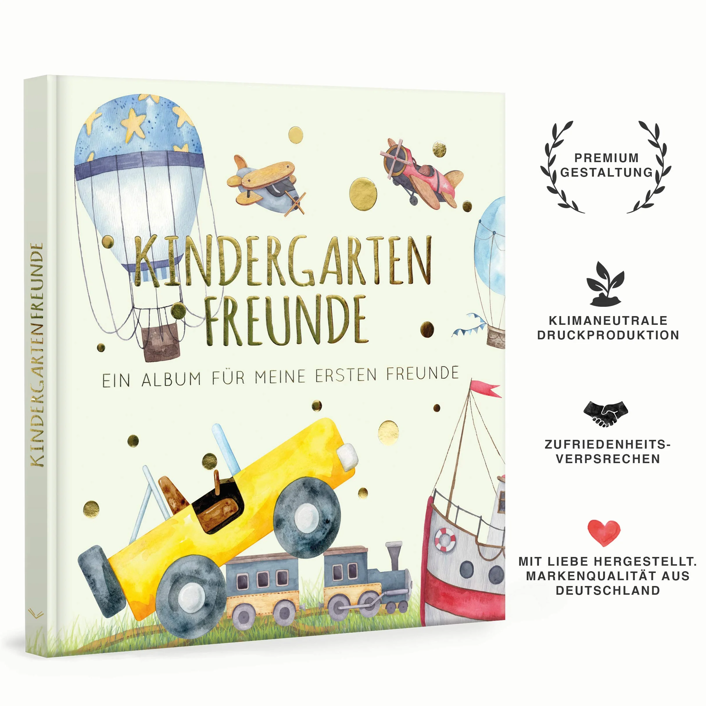 Kindergartenfreunde - FAHRZEUGE: ein Album für meine ersten Freunde (Freundebuch Kindergarten 3 Jahre)