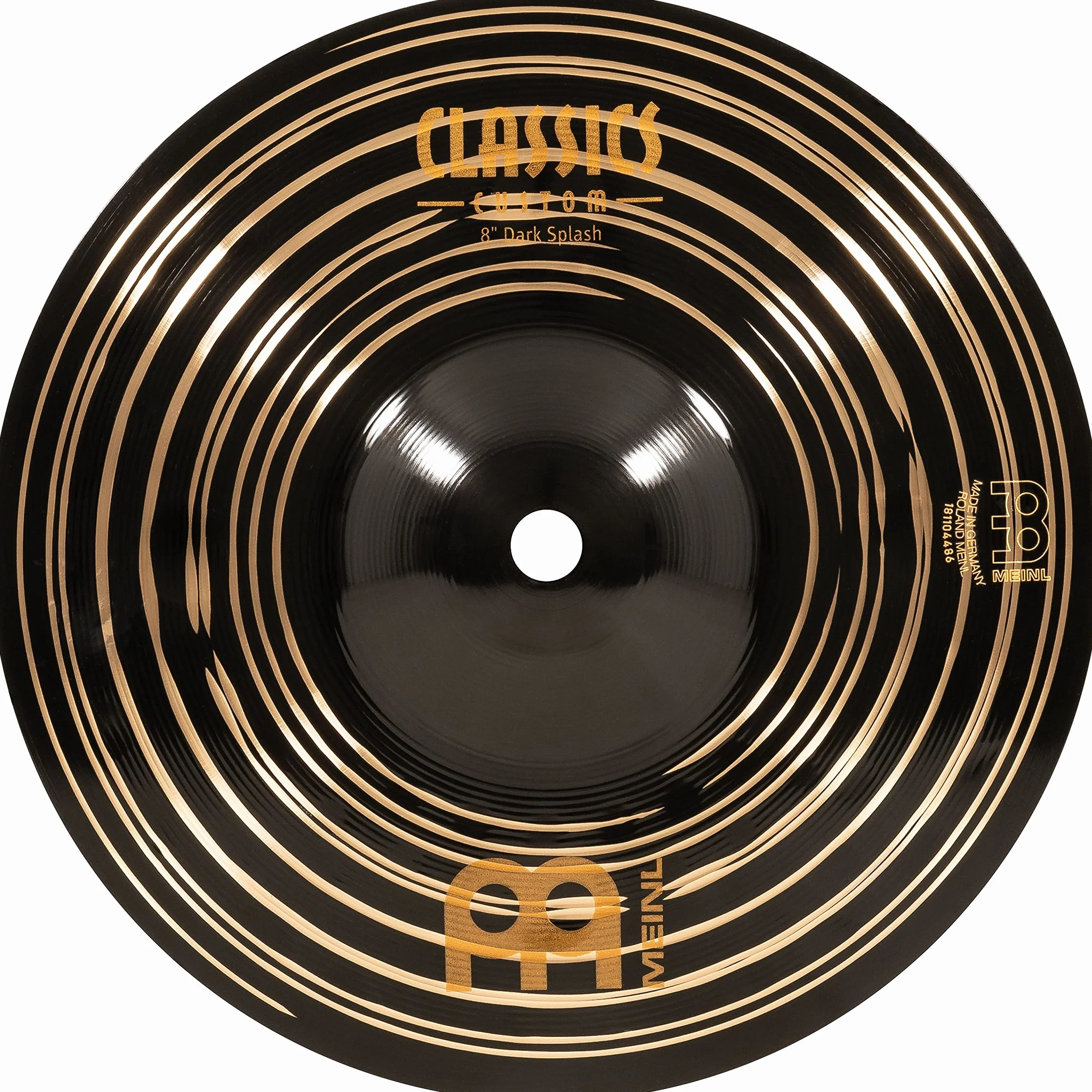 Meinl Cymbals Classics Custom Dark 20 cm Splash Talerz B12 Bronze Made in Germany (CC8DAS)