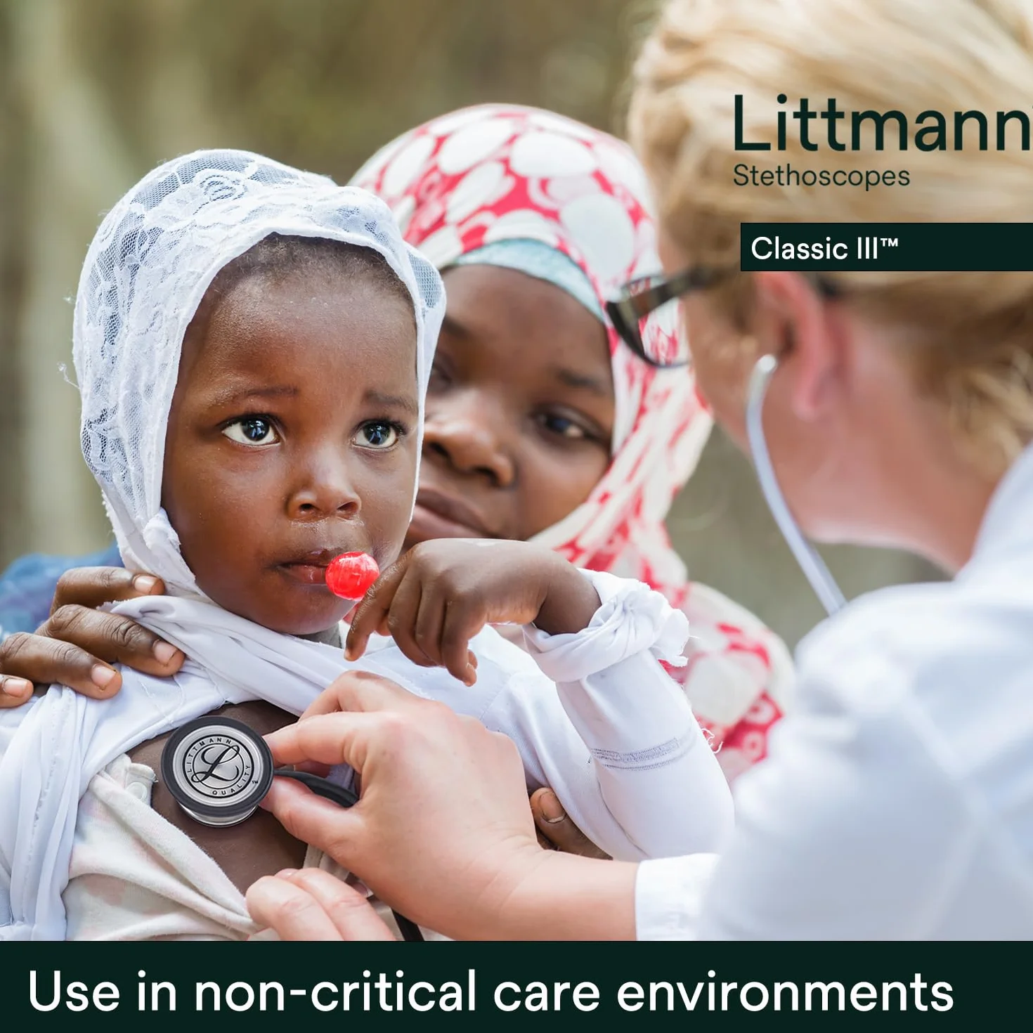 3M Littmann Classic III Stetoskop, 5839, limonkowy