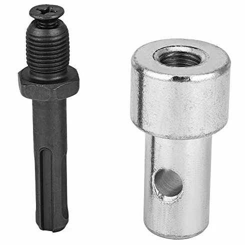 Adapter Wiertarki ślimakowej do Lodu Adapter Wiertła do Wiertarki Elektrycznej do Złącza ślimaka Uziemiającego Arbor Round Shank 2 Pit 2 Slot Adapter Wiertarki Elektrycznej
