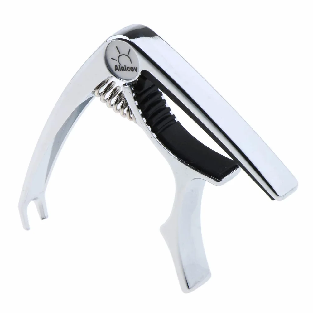 Alnicov Guitar Capo Clip, zacisk do strojenia gitary elektrycznej z narzędziem do wyciągania kołków do gitar, basów, ukulele