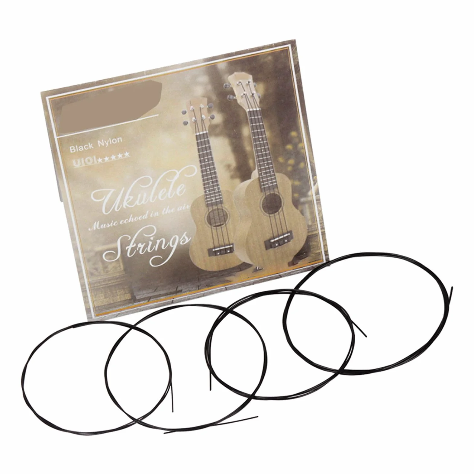 Baryton Ukulele Strings, Baryton Ukulele Strings Wybiera Sznurki Mandolinowe z Barytonowymi Strunami dla Barytonu (BLACK)