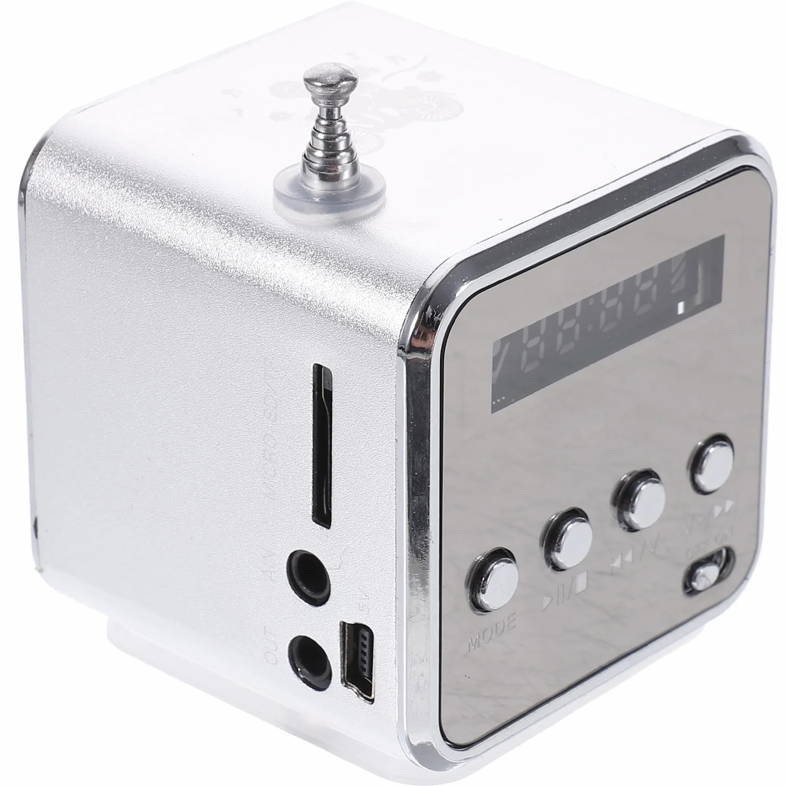 Hemobllo Radio łazienkowe z czujnikiem ruchu, 1 zestaw, mini mały komputer, bezprzewodowy, USB, PC, bezprzewodowy, w stylu vintage, radio prysznicowe