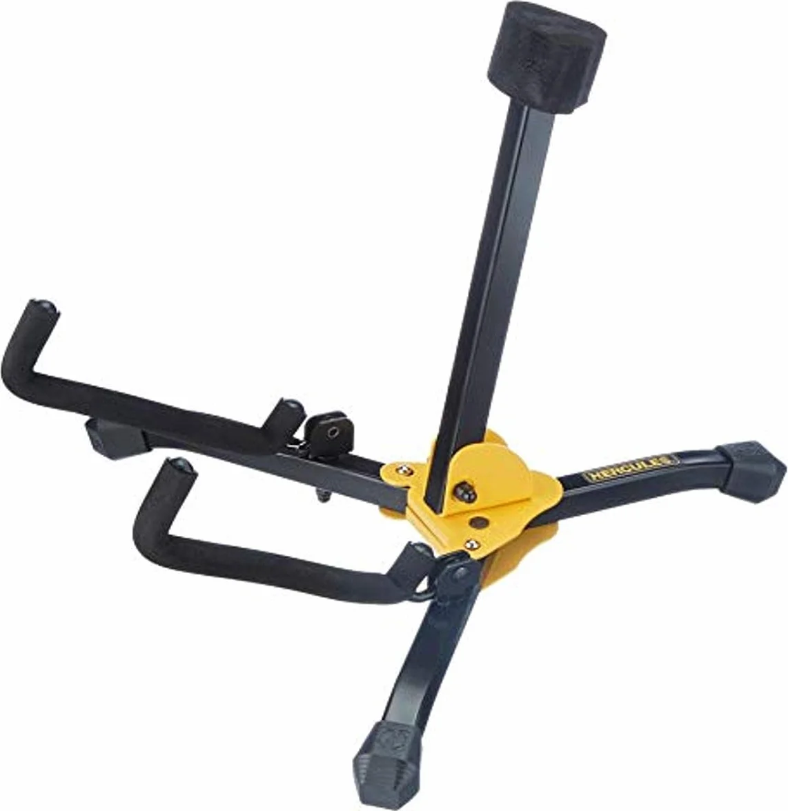 Hercules GS401B Stands Mini Stojak Na Gitarę, Czarno/Żółty