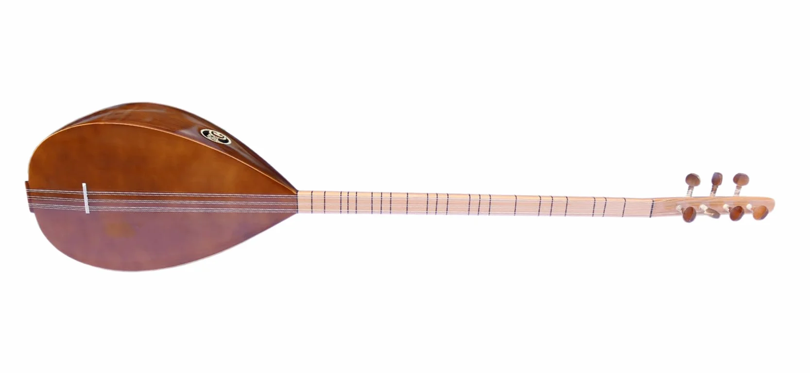 Turecka Baglama Morwy Długi Dekolt Saz ASL-111 Strunowy Instrument Muzyczny