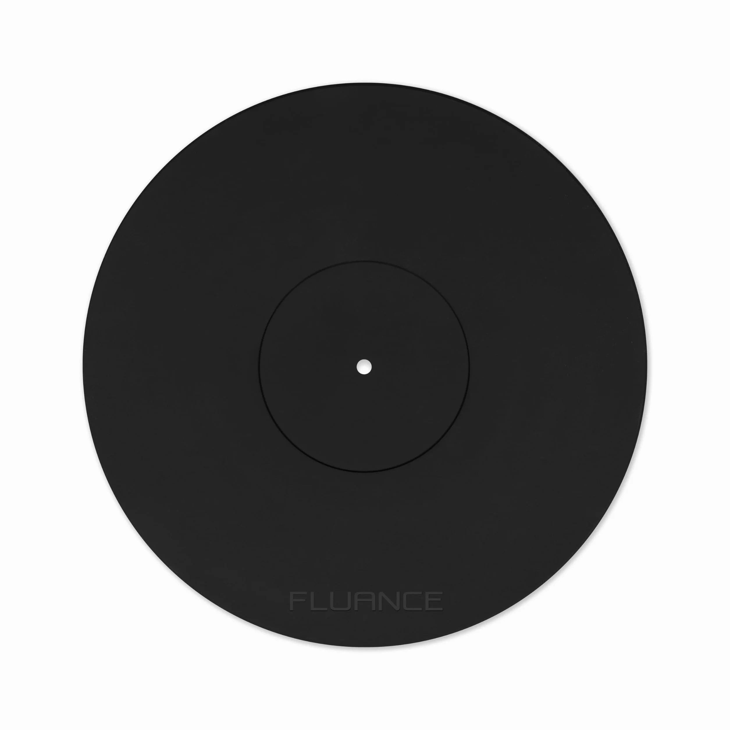 Mata do talerza gramofonu Fluance (czarna guma) – Wytrzymały projekt z silikonu klasy audiofilskiej dla odtwarzaczy płyt winylowych (PFHTRP)