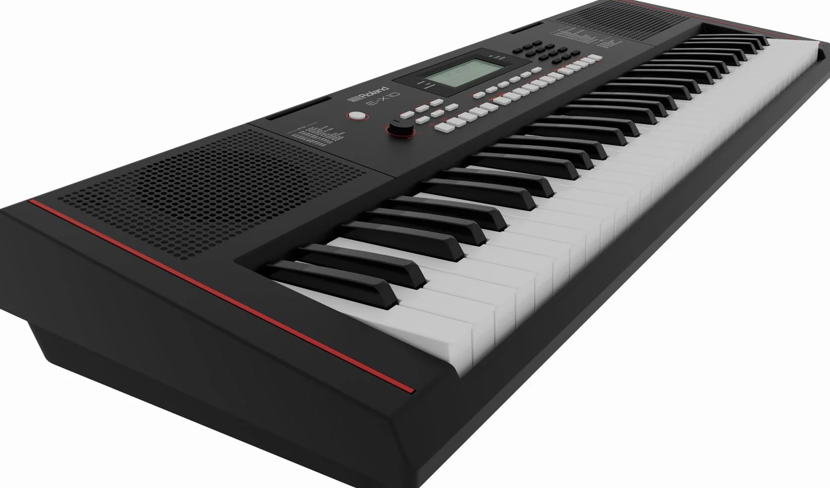 Klawiatura Roland E-X10 | 61-klawiszowe pianino idealne dla początkujących i do nauki | 600+ brzmień | System głośników stereo | 140 wbudowanych utworów | Sterowanie MIDI przez port USB