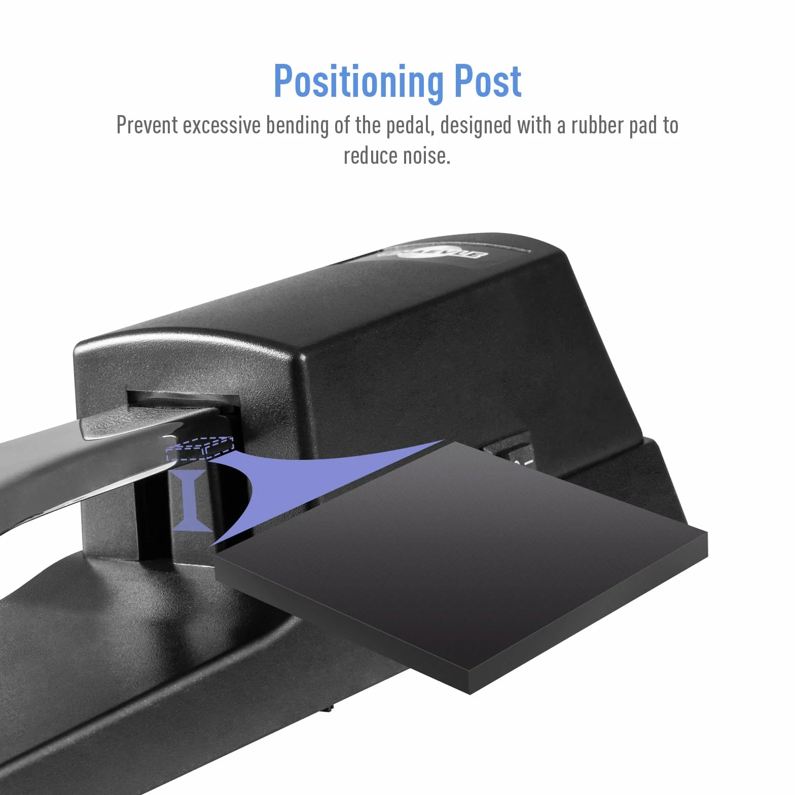 Sustain do klawiatur pianino cyfrowe MIDI i syntezator z przełącznikiem polaryzacji 1/4" (6,35 mm) z wtyczką wejściową kabla 160.0 cm