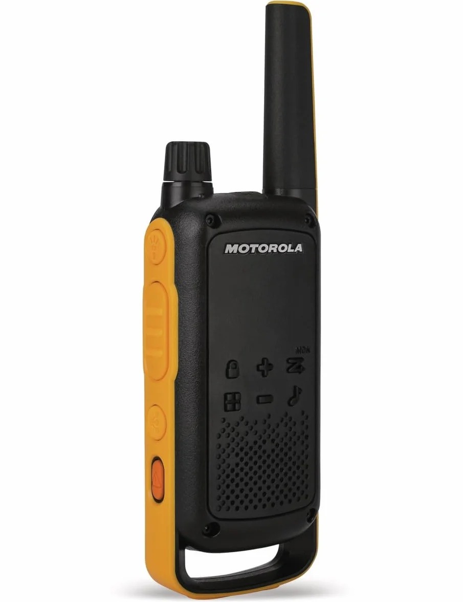Motorola T82 Extreme Krótkofalówka, Czarny/Pomarańczowy, 2 Sztuki