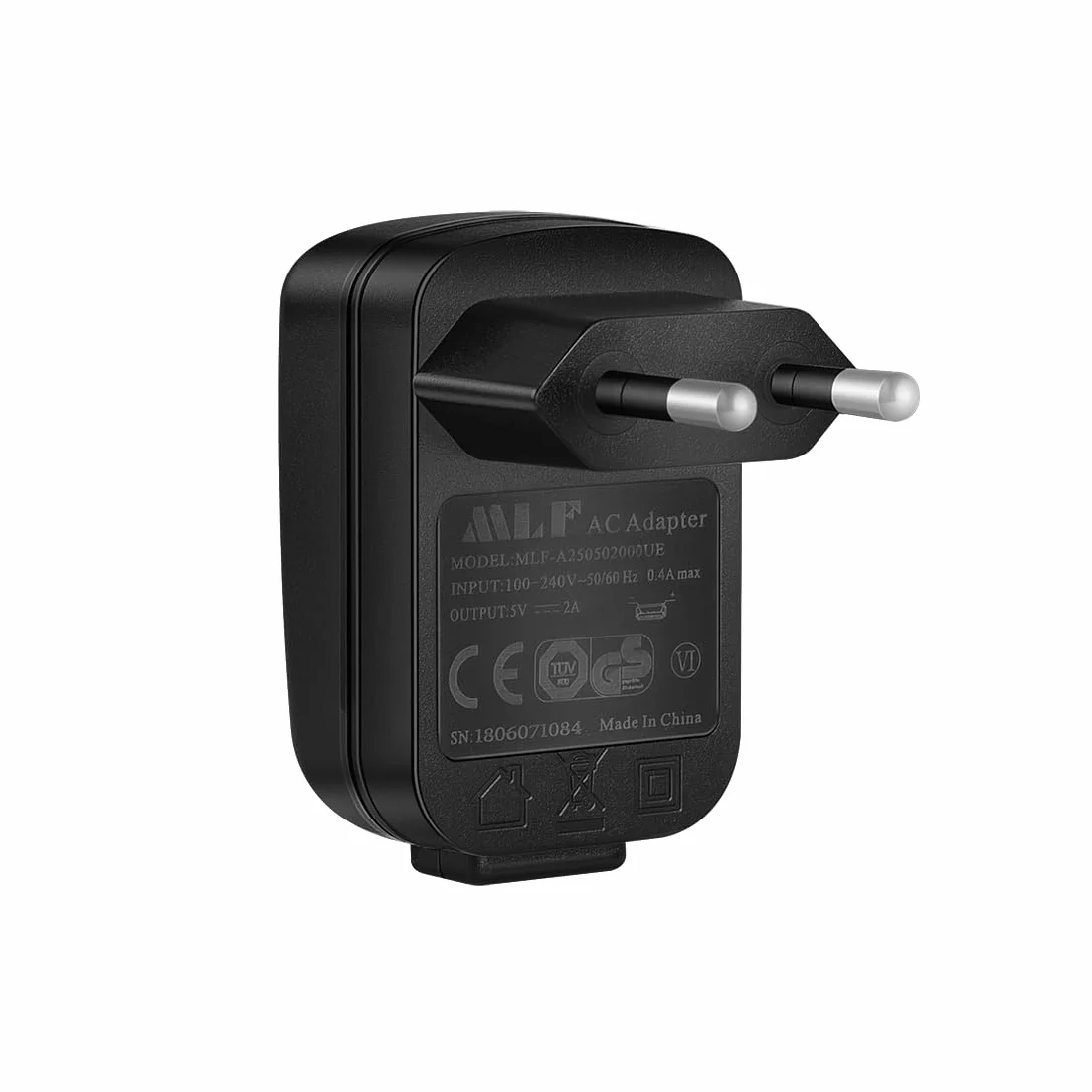 Ładowarka USB, 5 V, 2 A, 10 W, adapter sieciowy AC-DC, do kamer IP, tabletów, odtwarzaczy MP3, czytników e-booków, smartfonów, elektronarzędzi i wielu innych