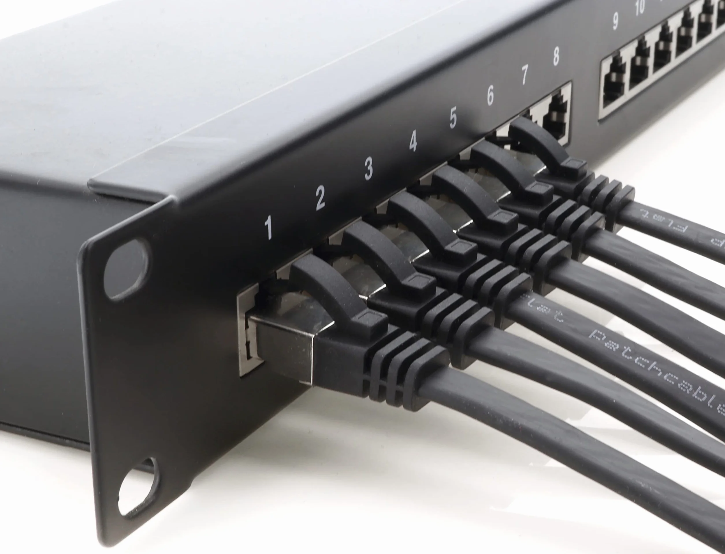 Kabel krosowy 5 m Cat 8 płaski czarny 40 Gigabit kabel sieciowy Ethernet LAN kabel 40 Gbits 2000 MHz kabel krosowy Cat8 kabel LSZH TPE PIMF Rj45 wtyczka 1 sztuka - 5 m