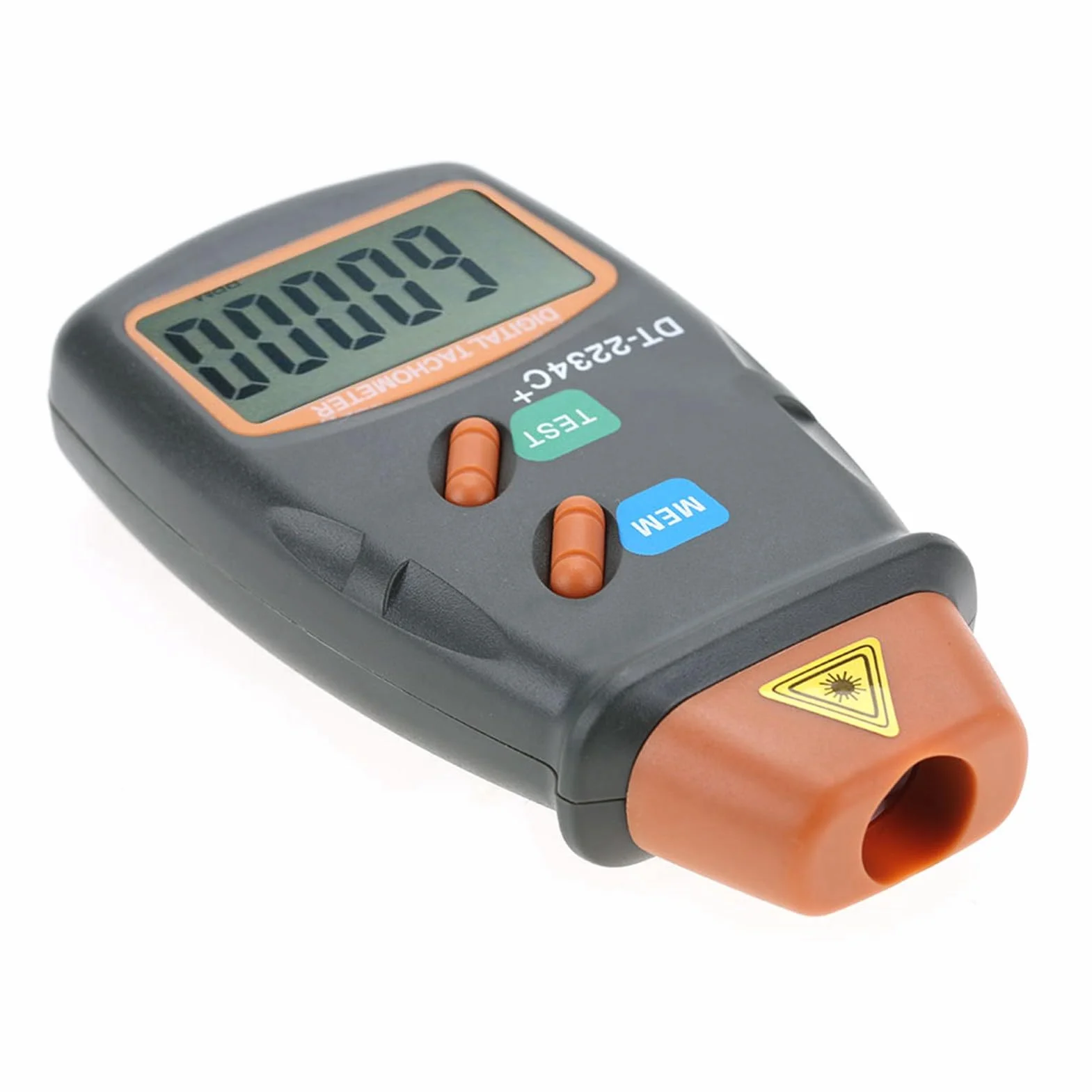 DT-2234C LCD Cyfrowy Mini RPM Tester Miernik Laserowy Obrotomierz Fotograficzny Bezdotykowy Fotoelektryczny Obrotomierz RPM Tester dla Silnika i Przemysłu