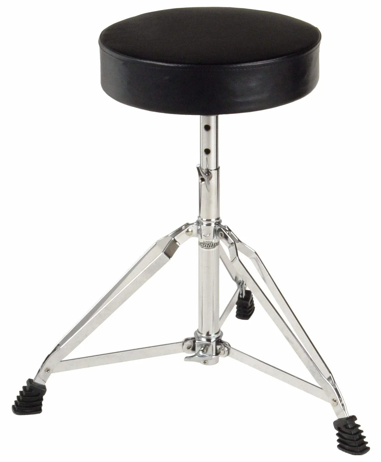 XDrum Taboret perkusyjny Pro (podwójny, z regulacją wysokości 50-64 cm, trójnóg z gumowymi nóżkami, składany, stabilny)