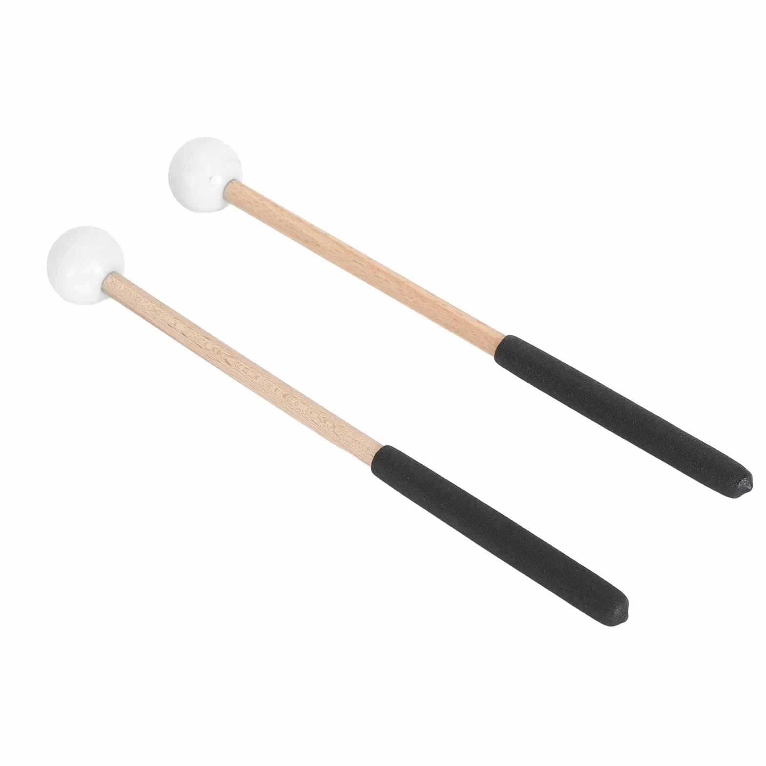 Generic Malet na perkusję, 1 para światło Wielofunkcyjne Zastosowanie Gumowego Ksylofonu Ksylofonu na Koncerty (WHITE)