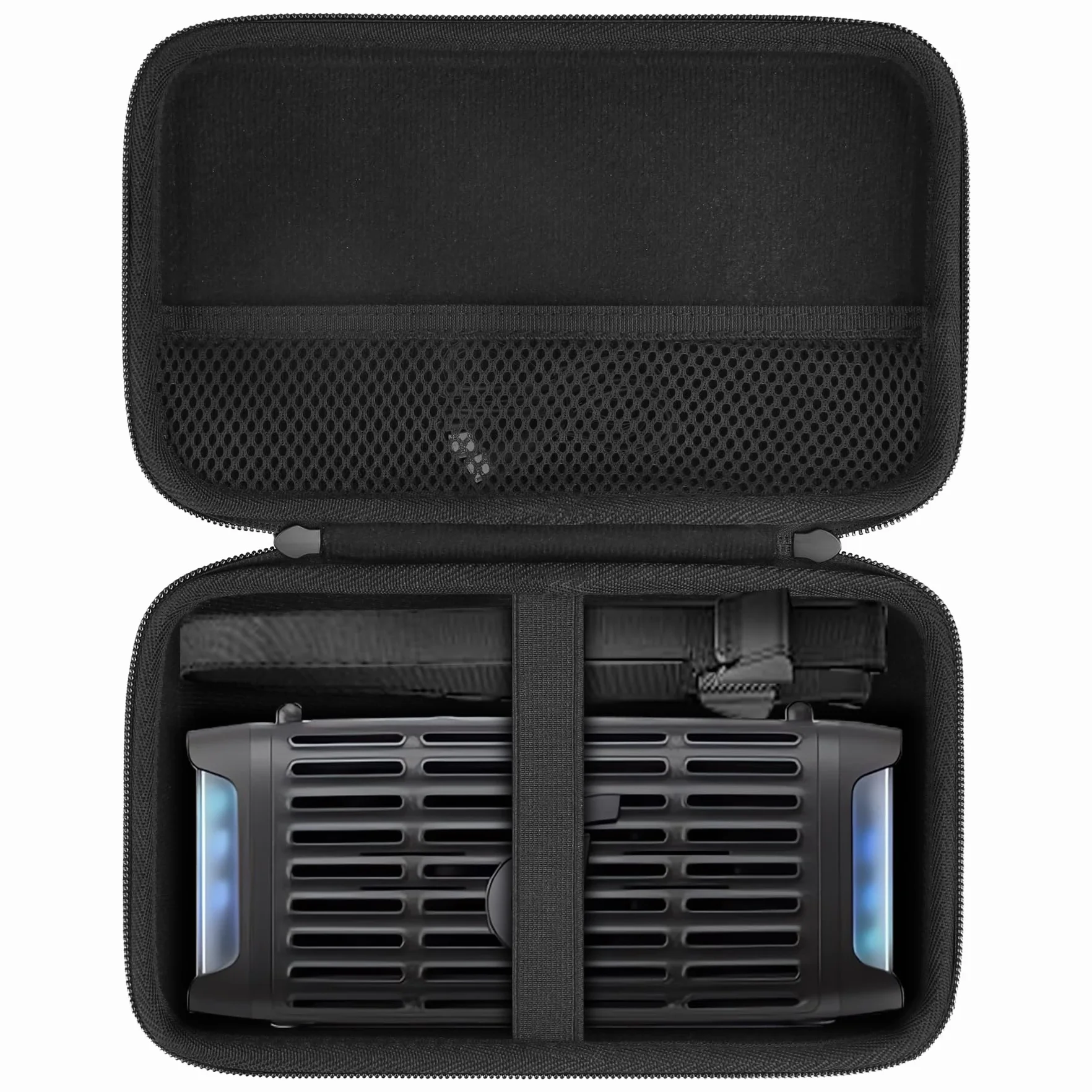 co2CREA Przechowywanie Carry Travel Hard Case dla Soundcore Ancher Boom 3i Portable Bluetooth Speaker, Solo Case, Czarny (Black), L, for soundcore Anker boom 3i