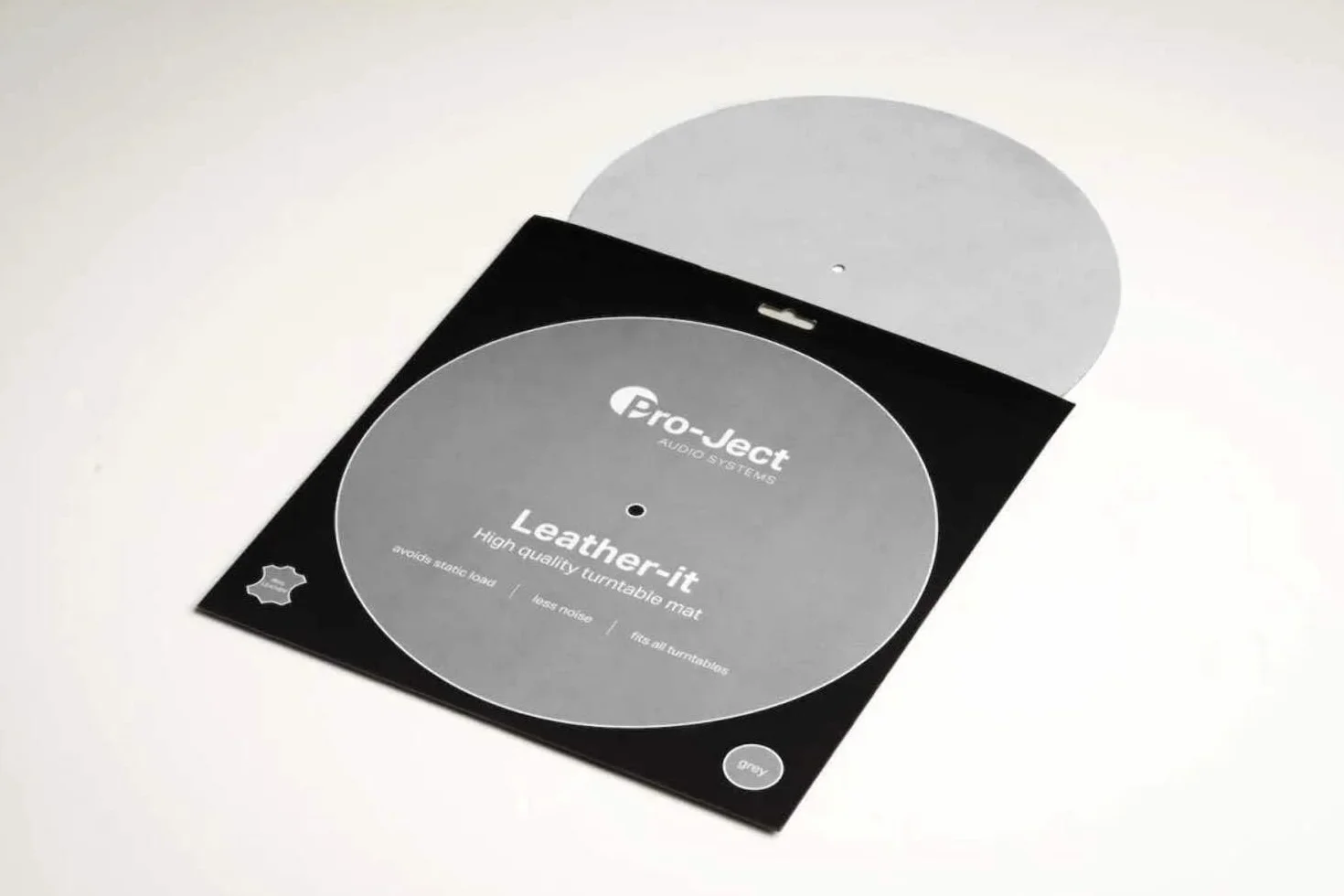 Pro-Ject Audio Systems Skórzana mata gramofonowa czarna