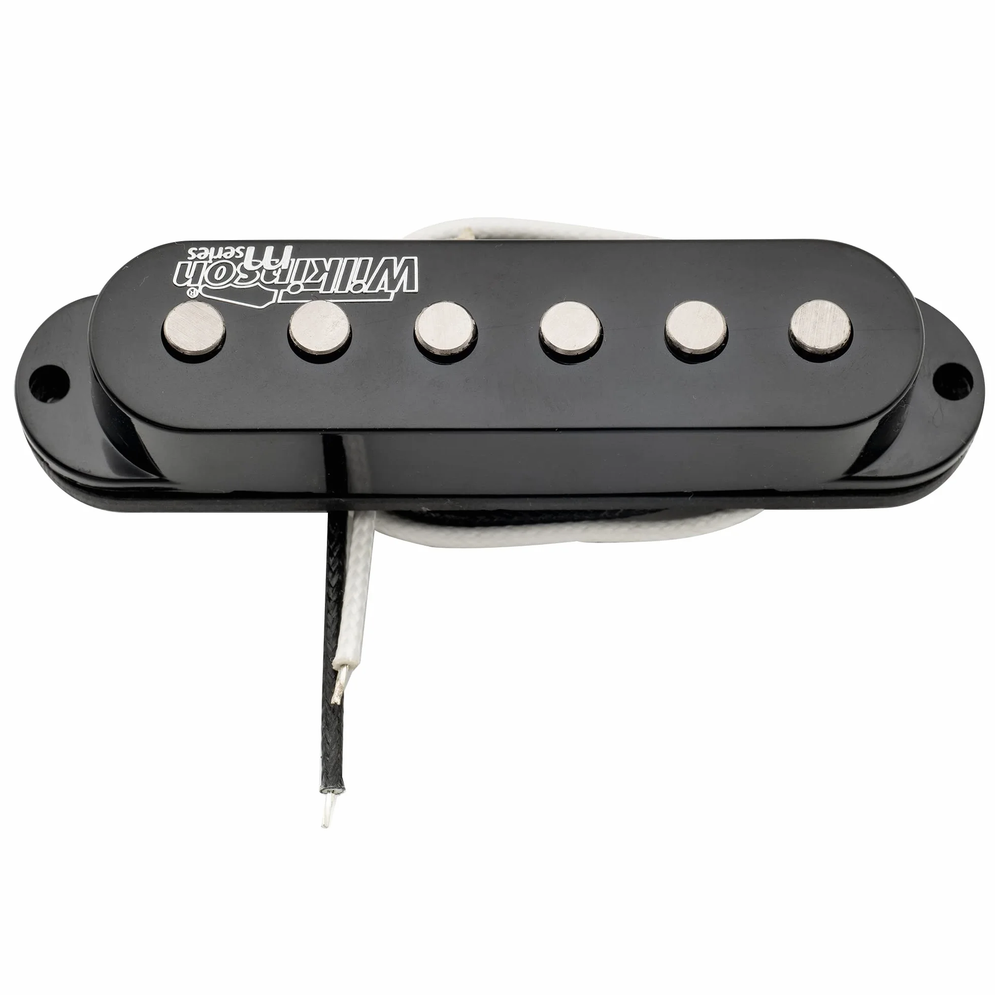 Wilkinson Seria M High Output Alnico 5 Przetwornik Single Coil Strat Neck do Gitary Elektrycznej Stratocaster, Czarny
