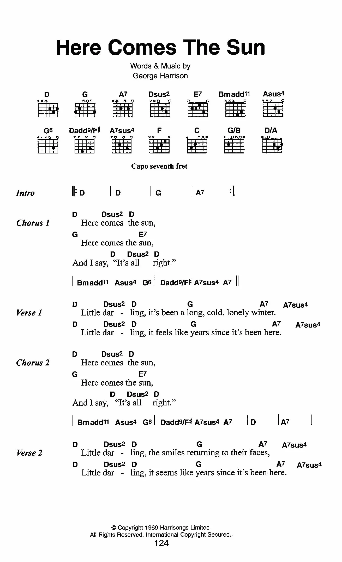 The little black songbook : the beatles - paroles et accords (194 chansons)