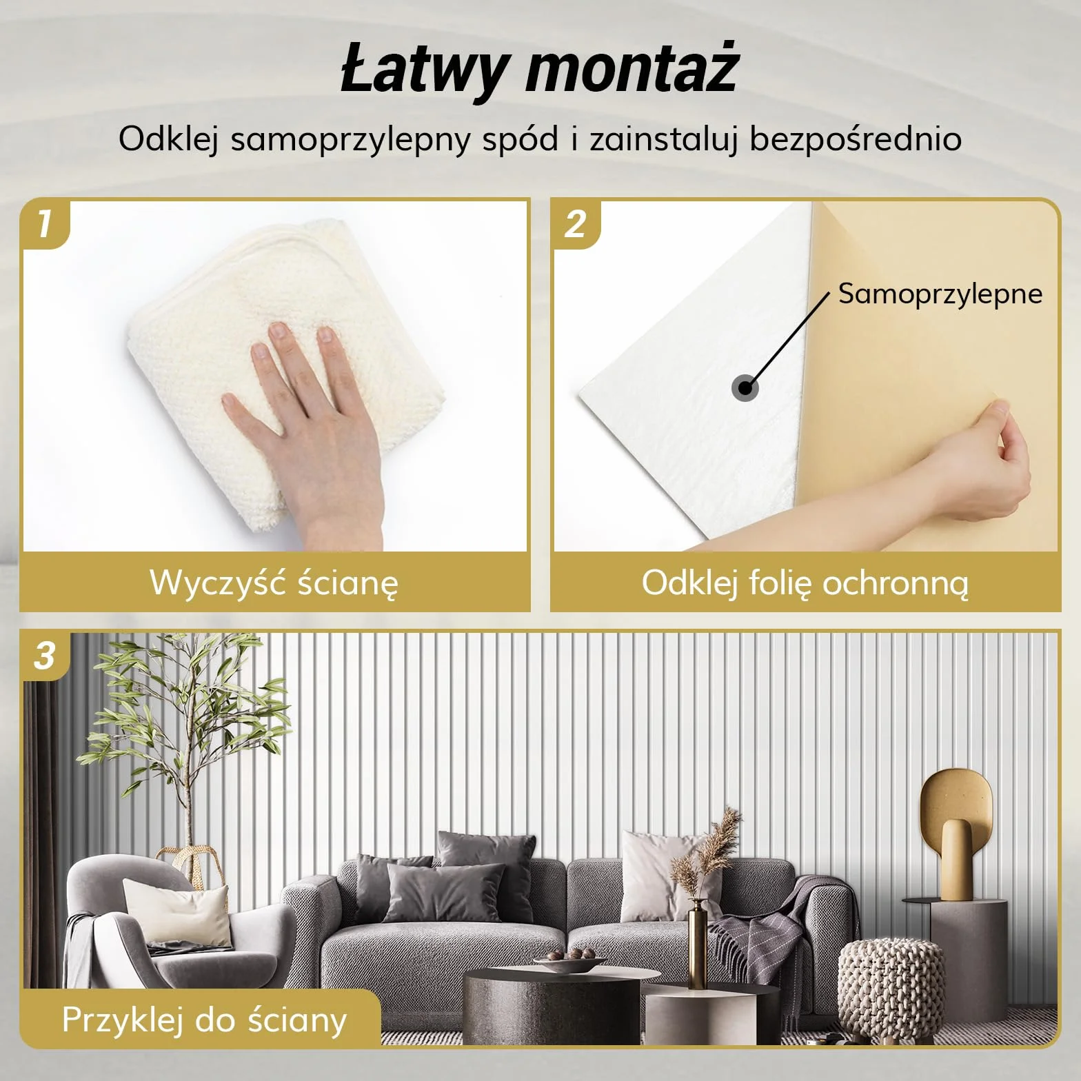 TONOR Panele Akustyczne 120x60x0,9cm Samoprzylepne Dźwiękoszczelne Czarny