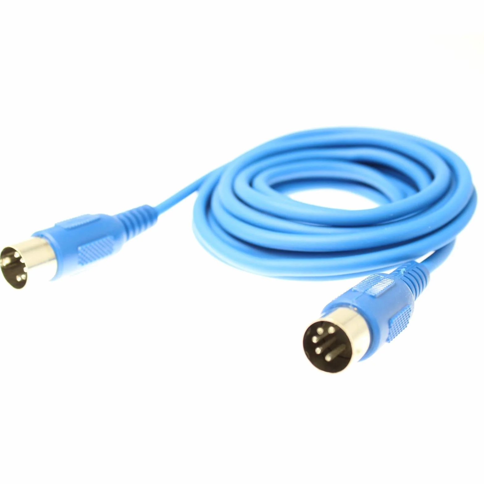 Adam Hall Cables K3MIDI0300BLU 3 Star seria MIDI kabel (3 m) niebieski