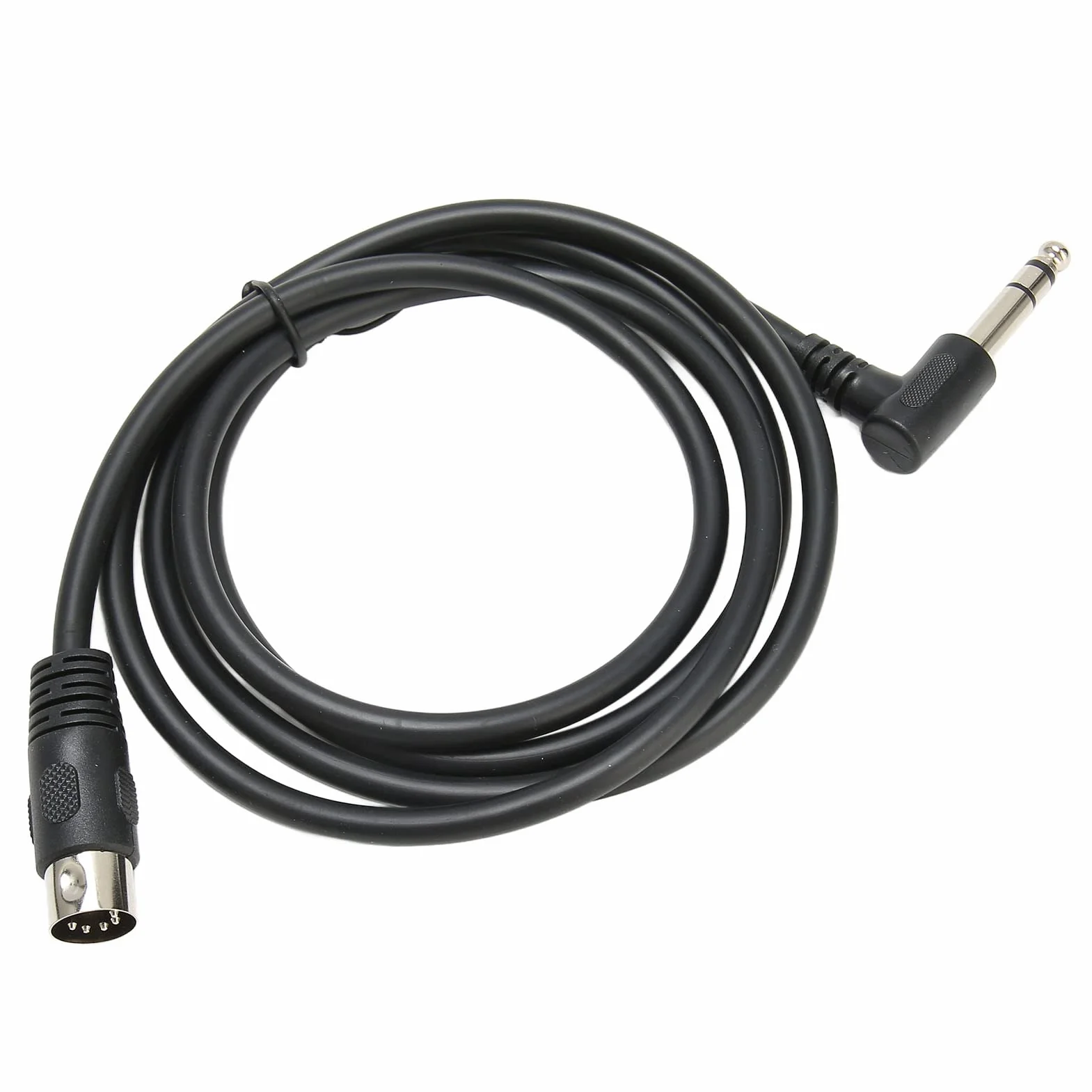 Kabel Audio 1/4 Cala 6.35mm Męski na MIDI 5Pin Męski TRS 90 Stopni 4,9 Stopy