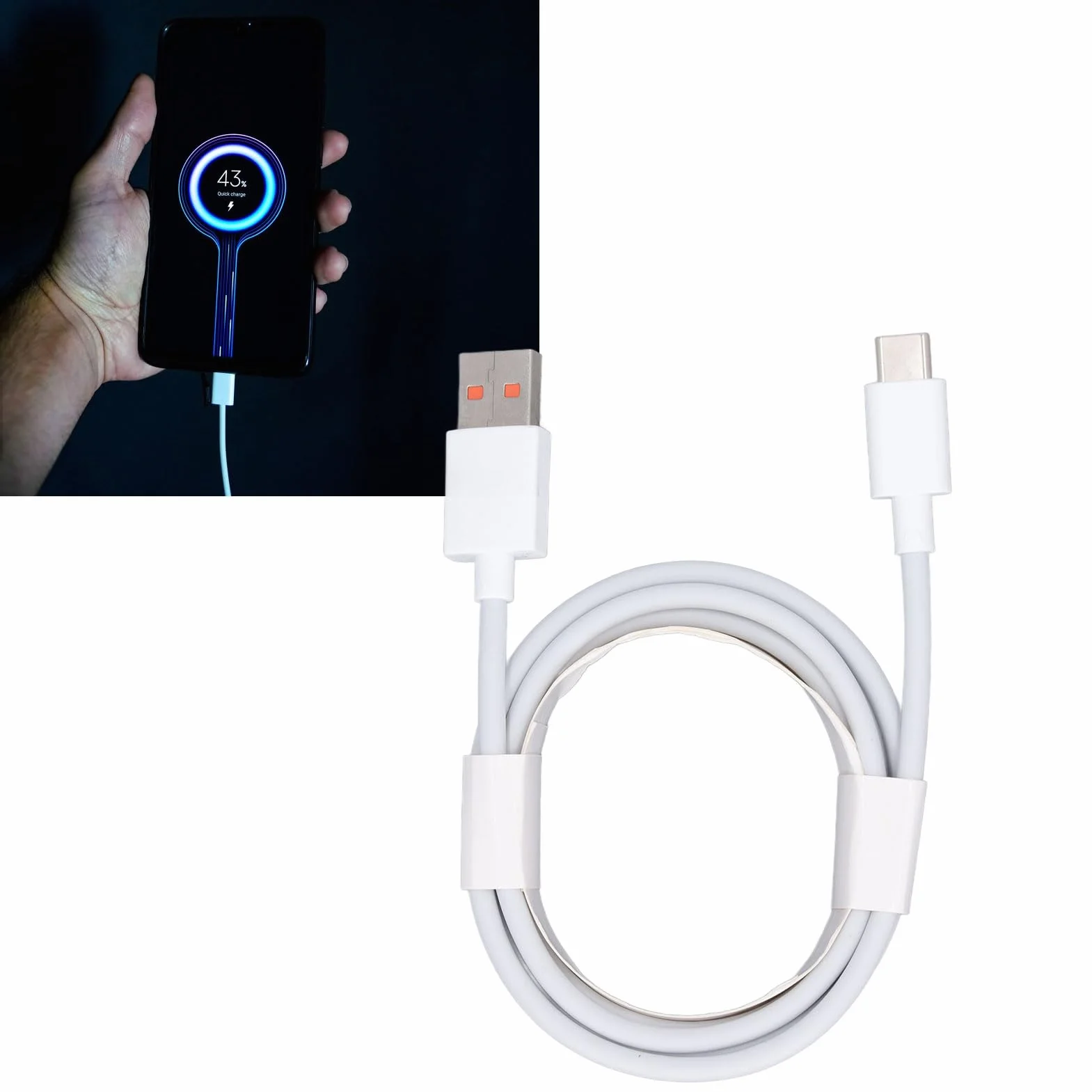 Kabel USB C, Szybkie ładowanie 120 W 6 A dla urządzeń 6,6 Stopy, Bezpieczeństwo Przede Wszystkim, z Zabezpieczeniem Przed Przeciążeniem, Zabezpieczeniem Przed Zwarciem
