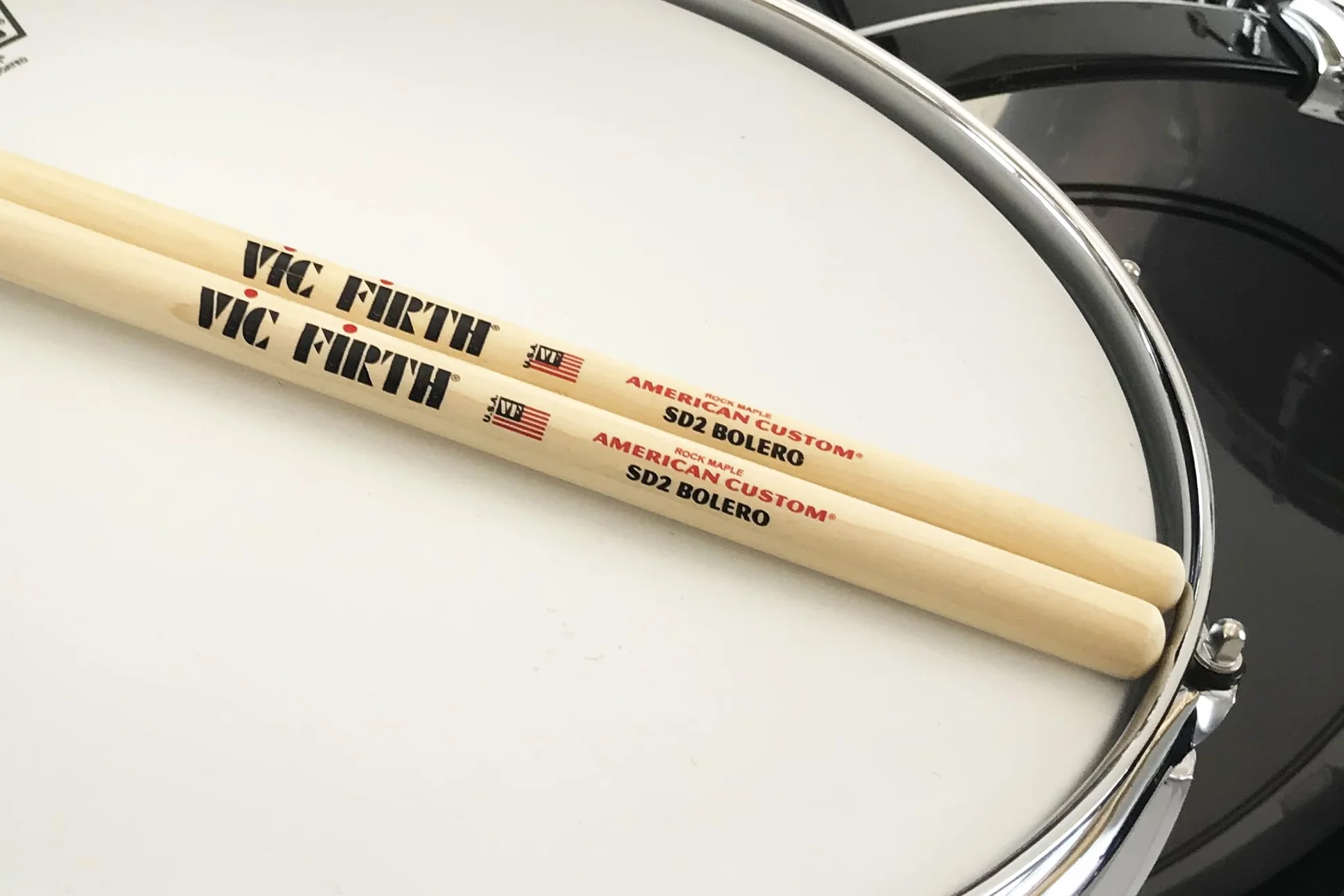 Vic Firth Custom SD2 Bolero American Hickory Wood Tip Drumsticks