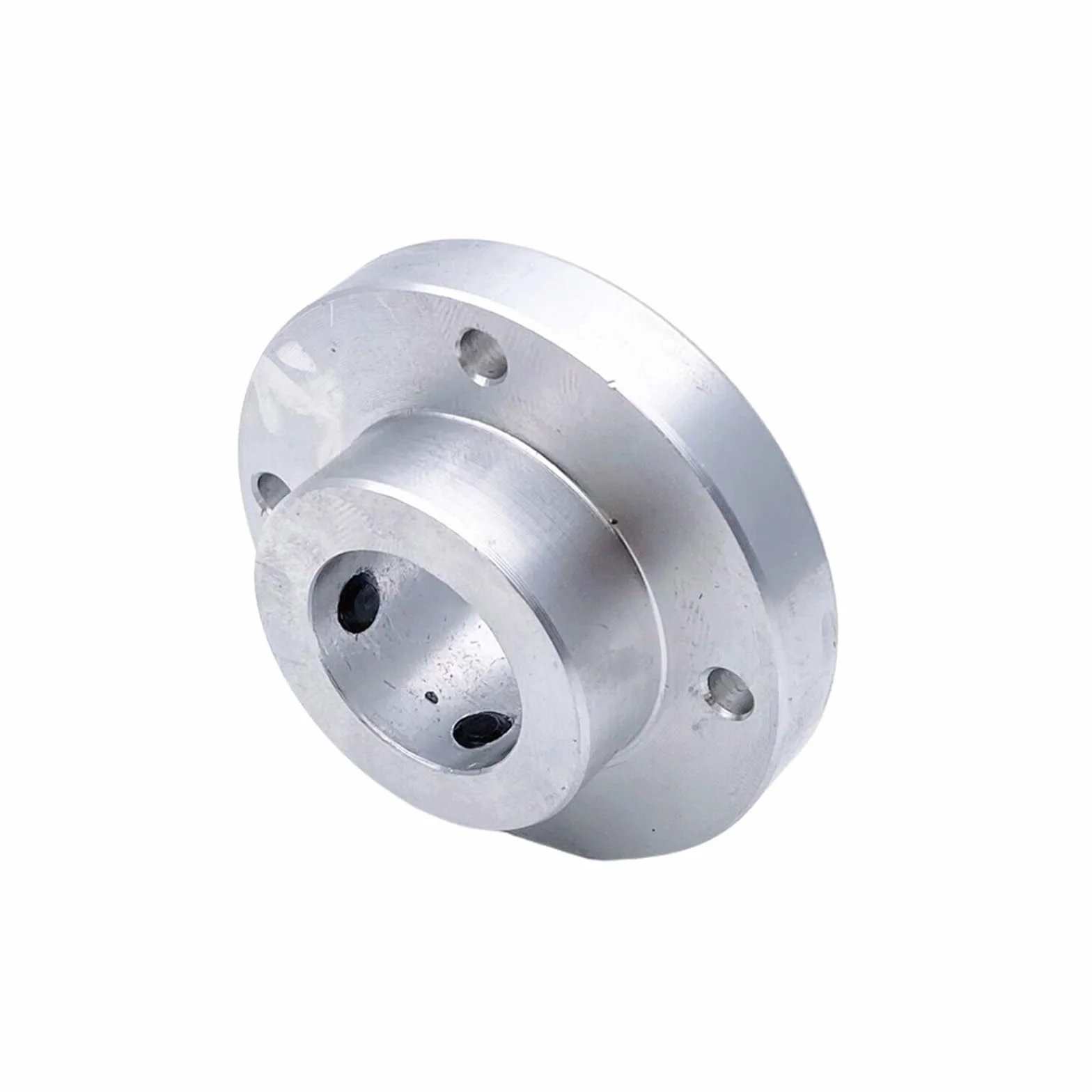 50mm Aluminum Alloy Flange Coupling 8mm 9mm 10mm 11mm Hole with Keyway Rigid Transmission Shaft Connection Połączenie osi(15mm bore 5mm Keyway)