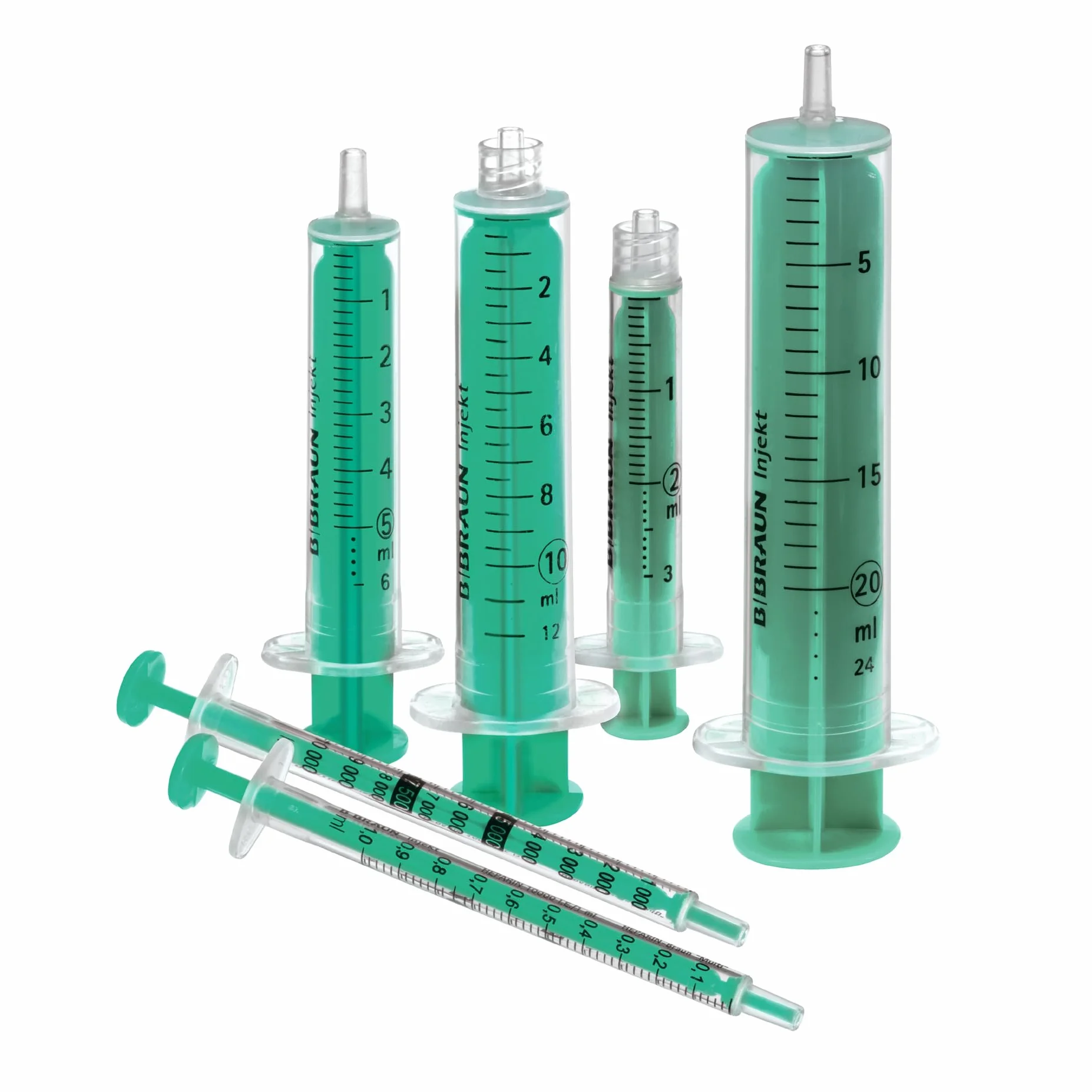 B.Braun Injekt® jednorazowa strzykawka solo, 2 ml / 5 ml, bez lateksu, opakowanie 100 sztuk, 2 ml