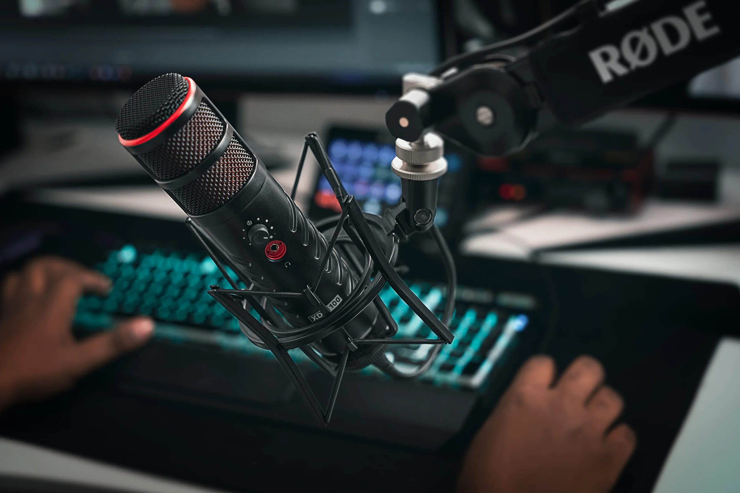 RØDE XDM-100 Profesjonalny mikrofon dynamiczny USB i wirtualne rozwiązanie miksujące dla streamerów i graczy