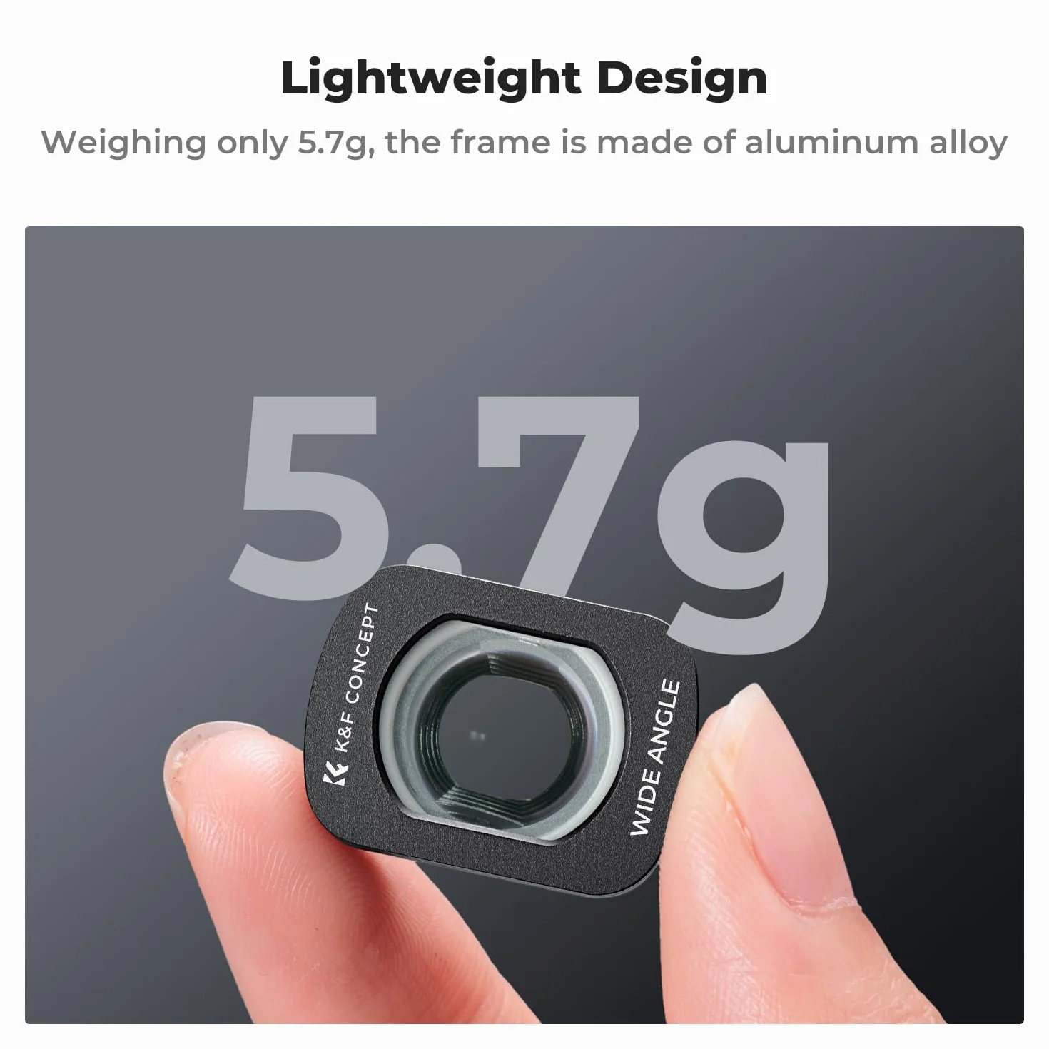 K&F Concept Magnetyczny obiektyw szerokokątny kompatybilny z DJI OSMO POCKET 3, szeroki filtr zewnętrzny rozszerzony widok akcesoria
