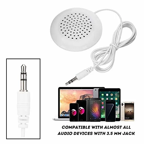 Brrnoo Przenośny głośnik DIY poduszka głośnik, mini głośnik stereo 3,5 mm mini głośnik stereo do telefonu MP3 CD