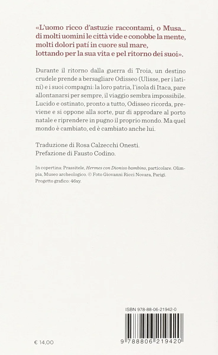 Odissea. Testo greco a fronte