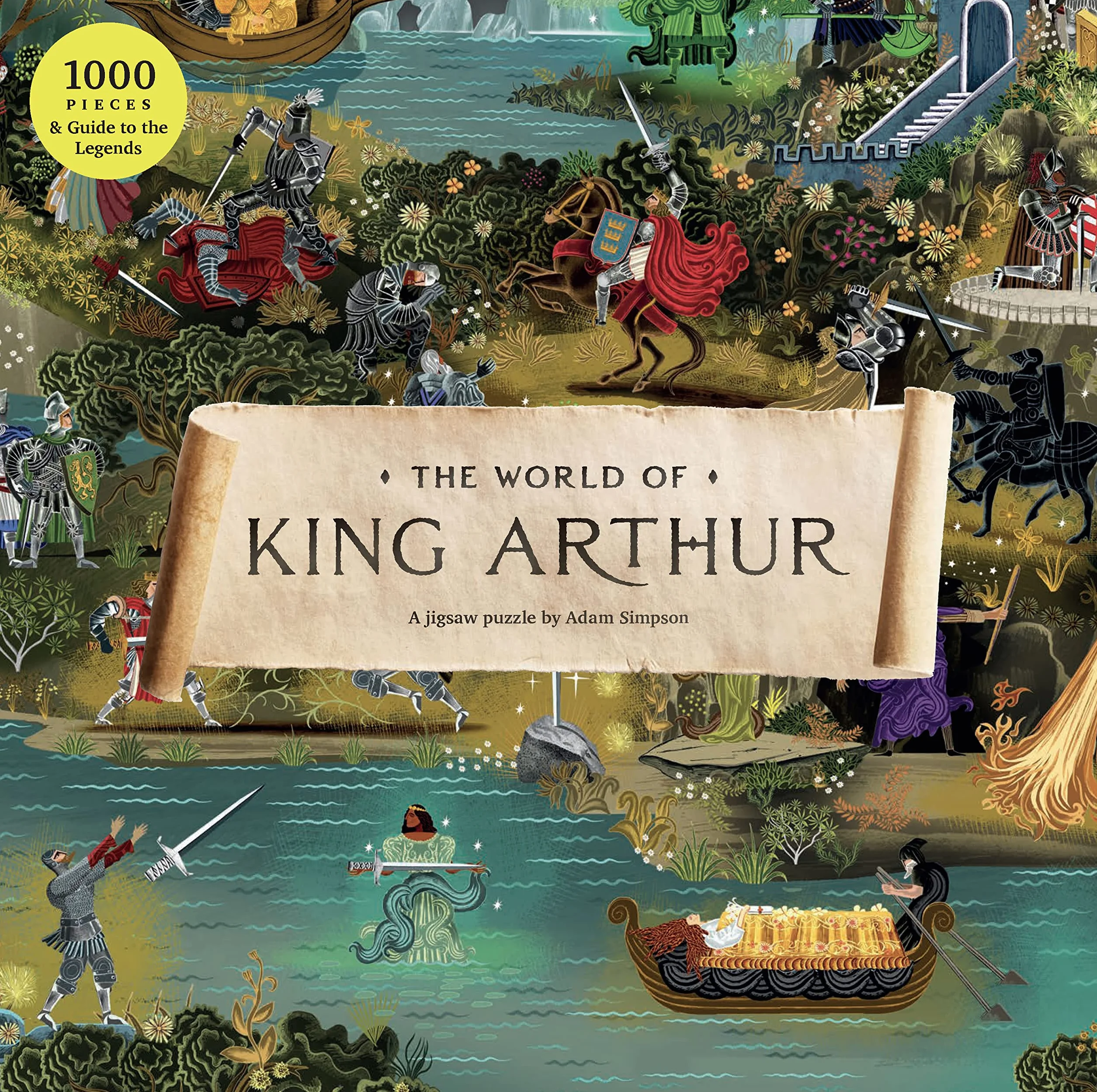 The World of King Arthur A 1000 Piece Jigsaw Puzzle /anglais