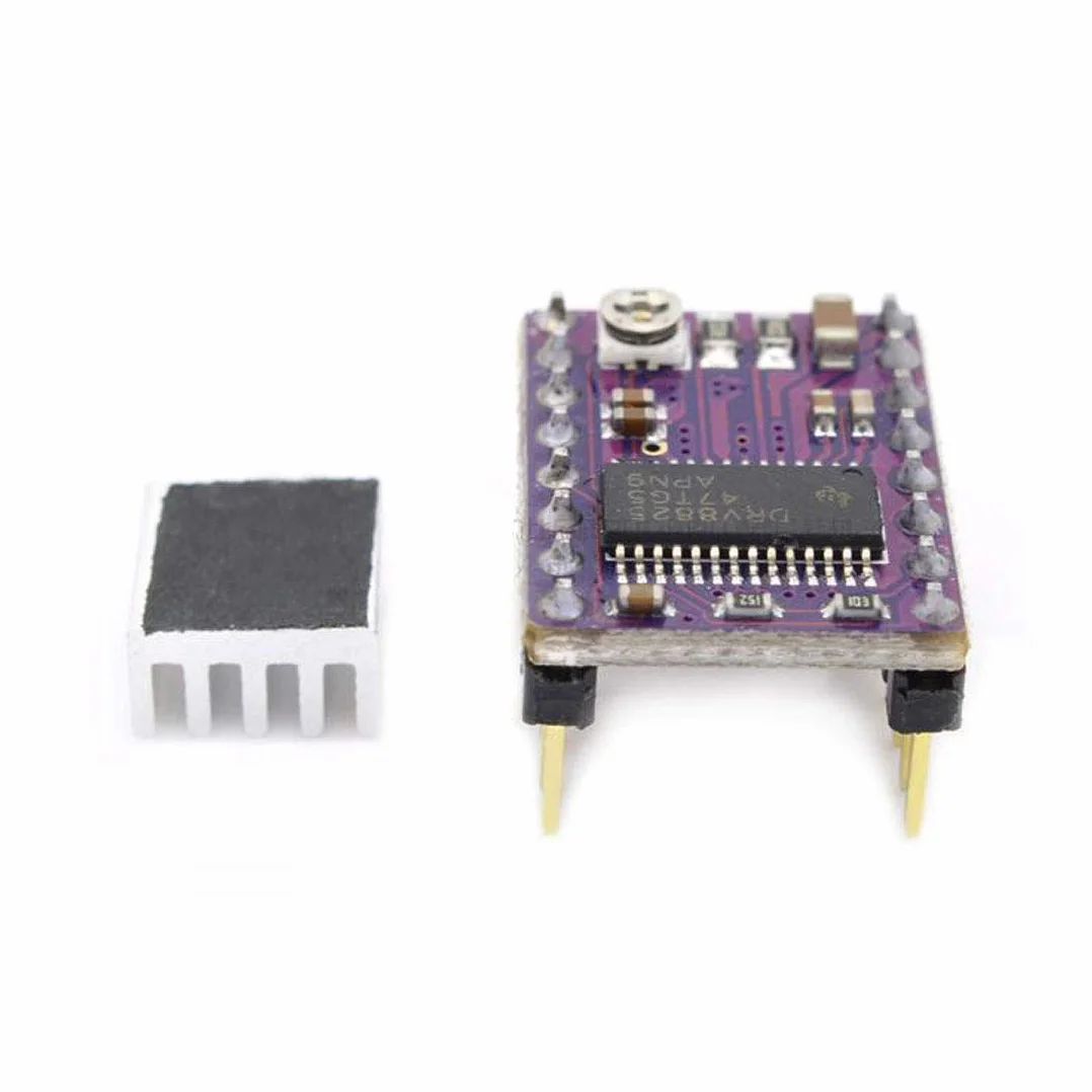 Hailege 5 szt. DRV8825 moduł napędowy silnika krokowego do drukarki 3D RepRap 4 RAMPS1.4 StepStick Odpowiedni dla silników krokowych 8,2V~45V 2,5A