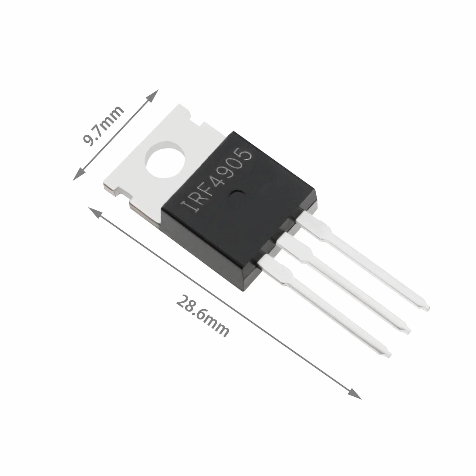 10 szt. IRF4905 MOSFET tranzystor TO-220 P-Channel Feld Effect Tranzystor 74A 55V rurki do efektów polowych prostownik kanału P 2,54 mm